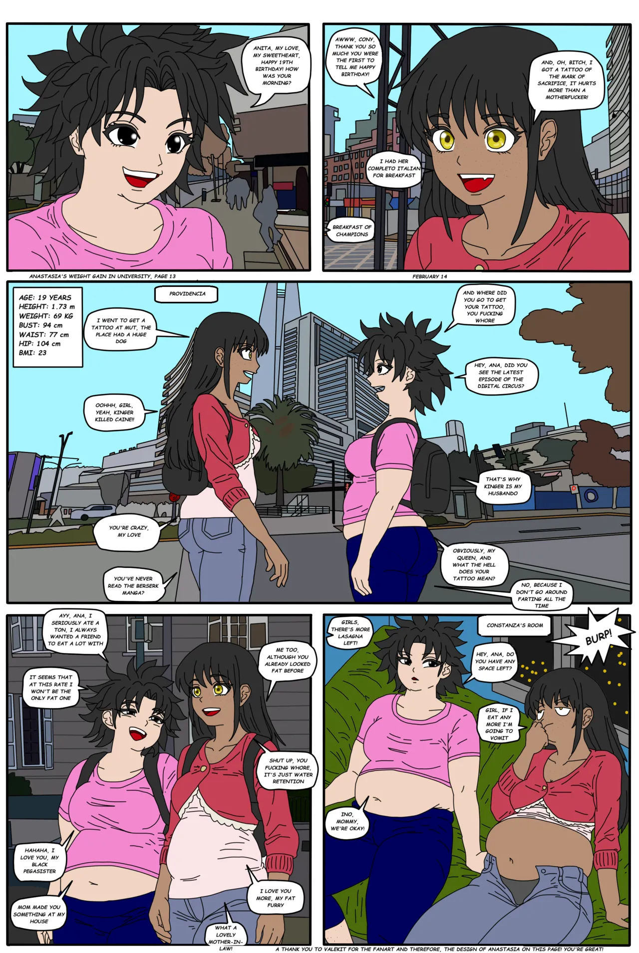 ANASTASIA WEIGHT GAIN IN UNIVERSITY - Page 13