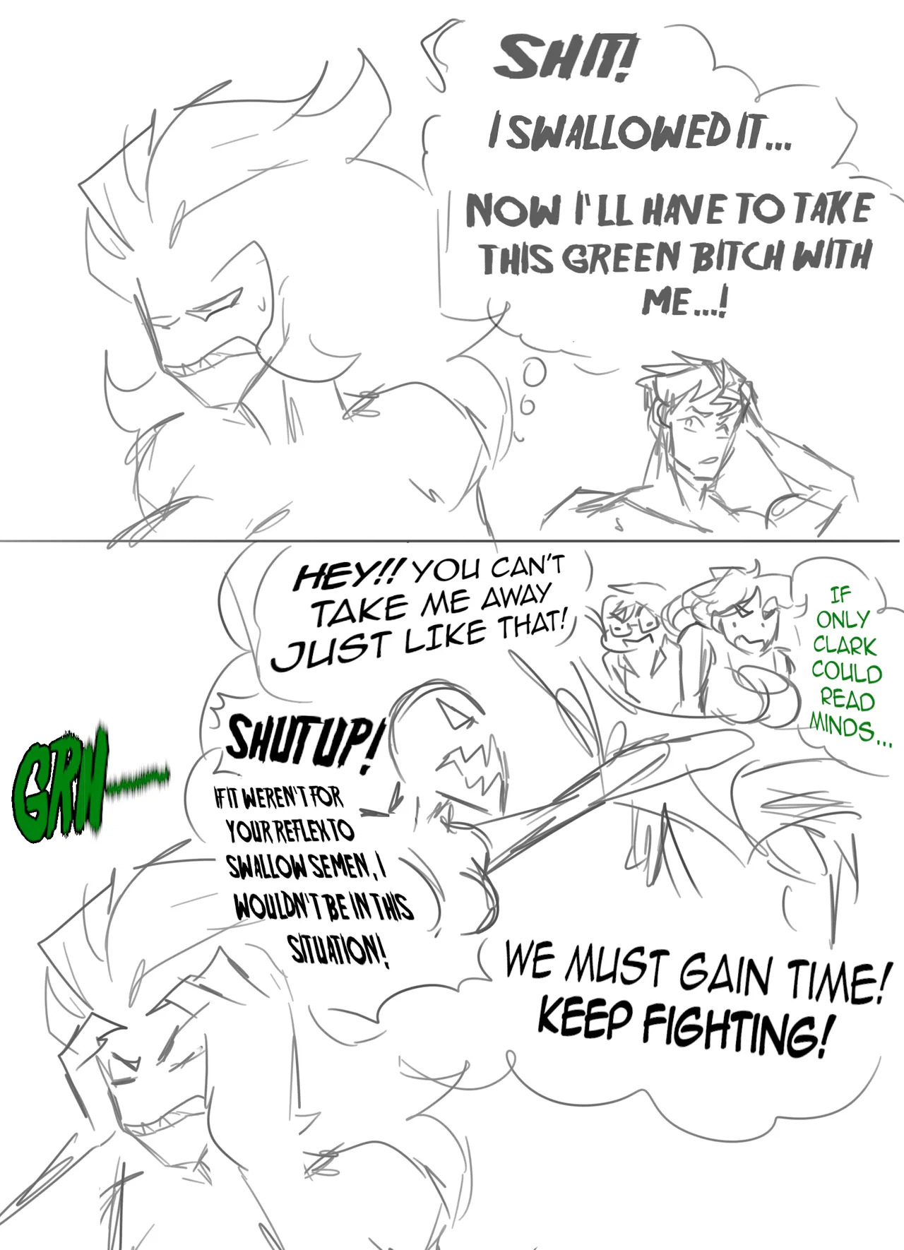 [Tinkybox] Jenny & Clark: My Sexual Adventures with Superman (Superman & Hulk) (HIATUS) (English) - Page 108
