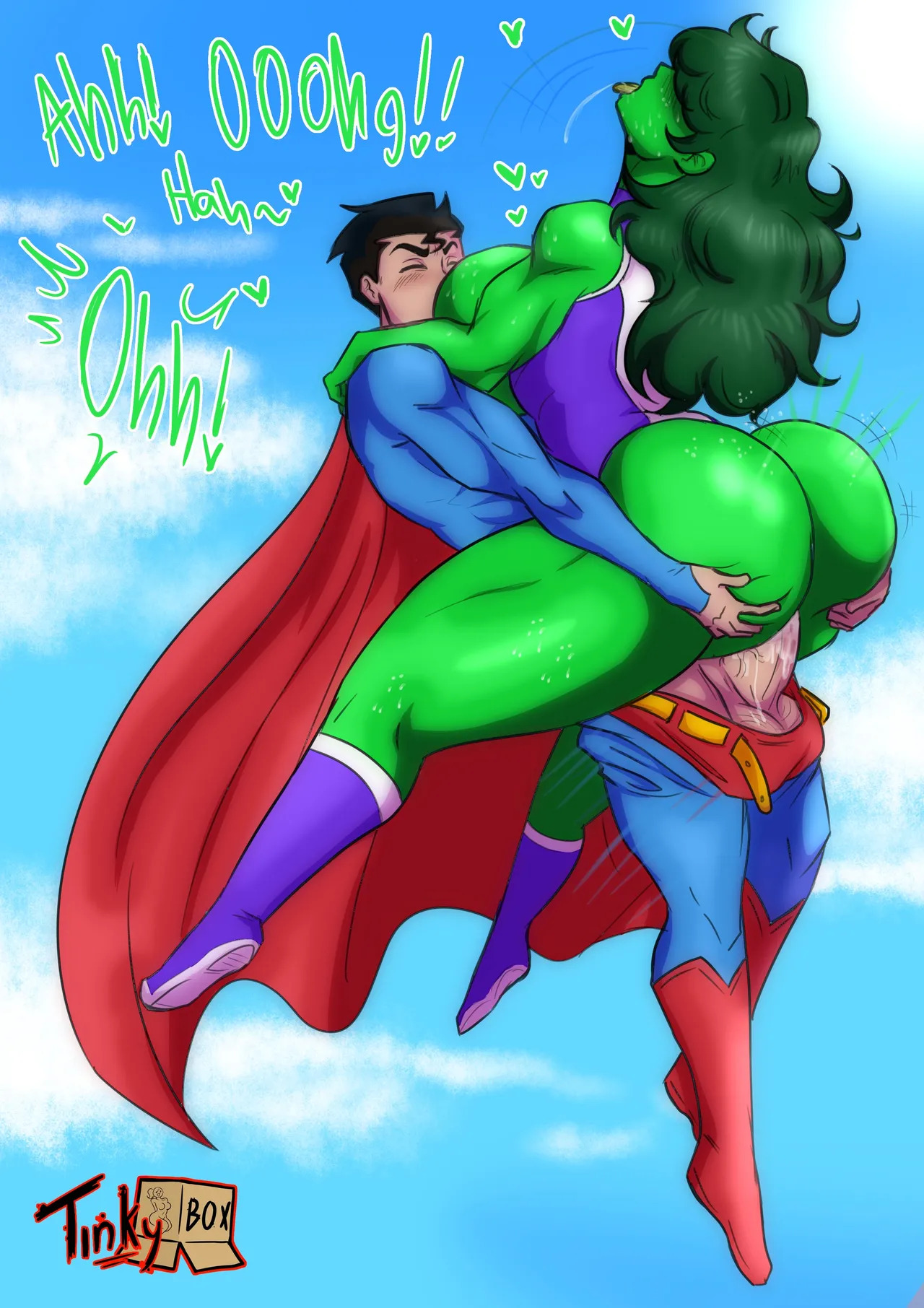 [Tinkybox] Jenny & Clark: My Sexual Adventures with Superman (Superman & Hulk) (HIATUS) (English) - Page 122