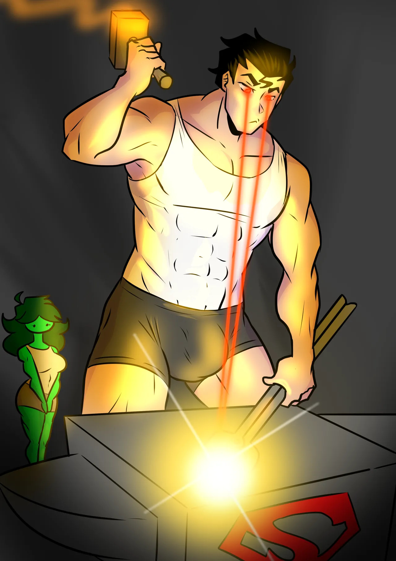 [Tinkybox] Jenny & Clark: My Sexual Adventures with Superman (Superman & Hulk) (HIATUS) (English) - Page 123