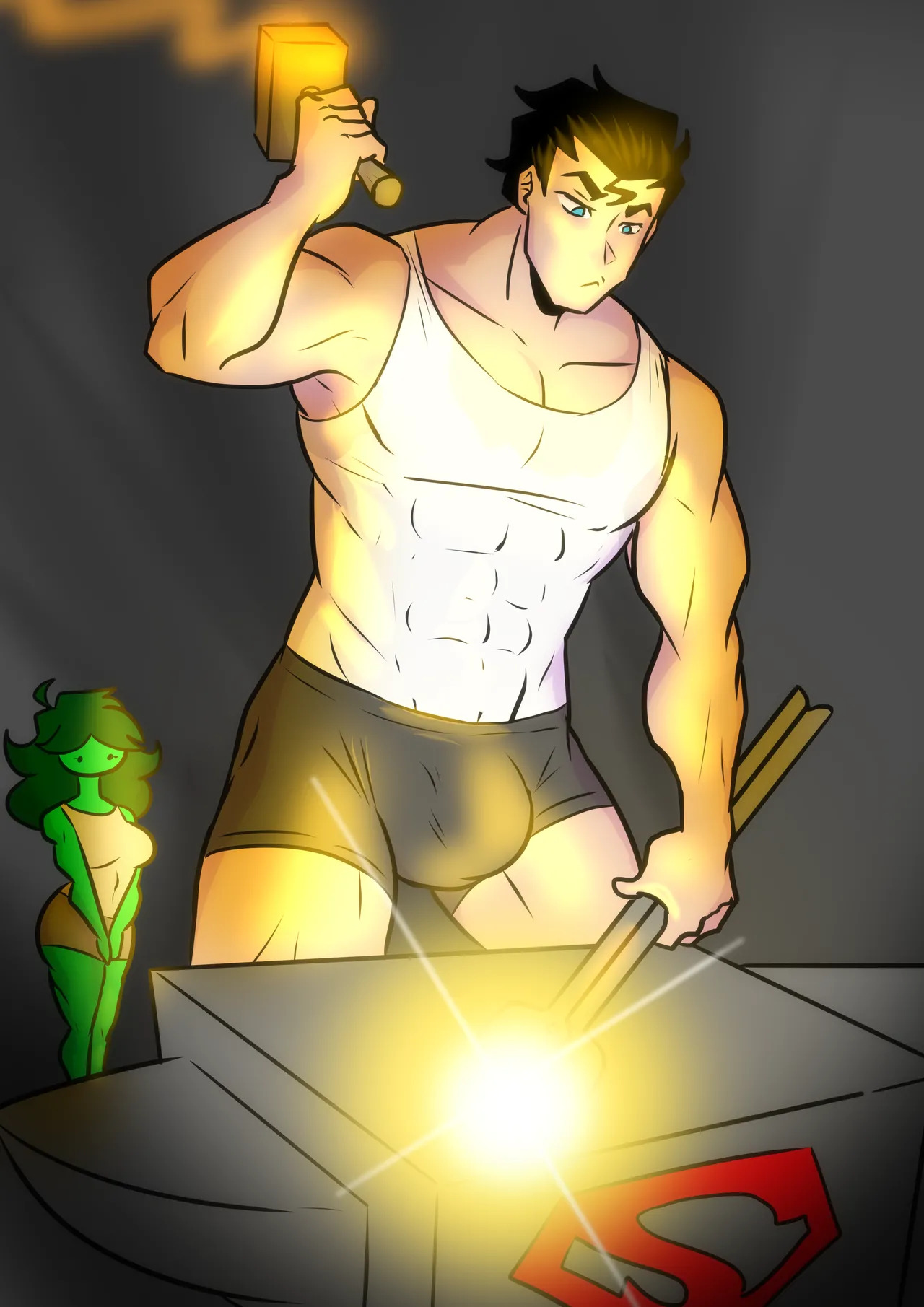 [Tinkybox] Jenny & Clark: My Sexual Adventures with Superman (Superman & Hulk) (HIATUS) (English) - Page 124