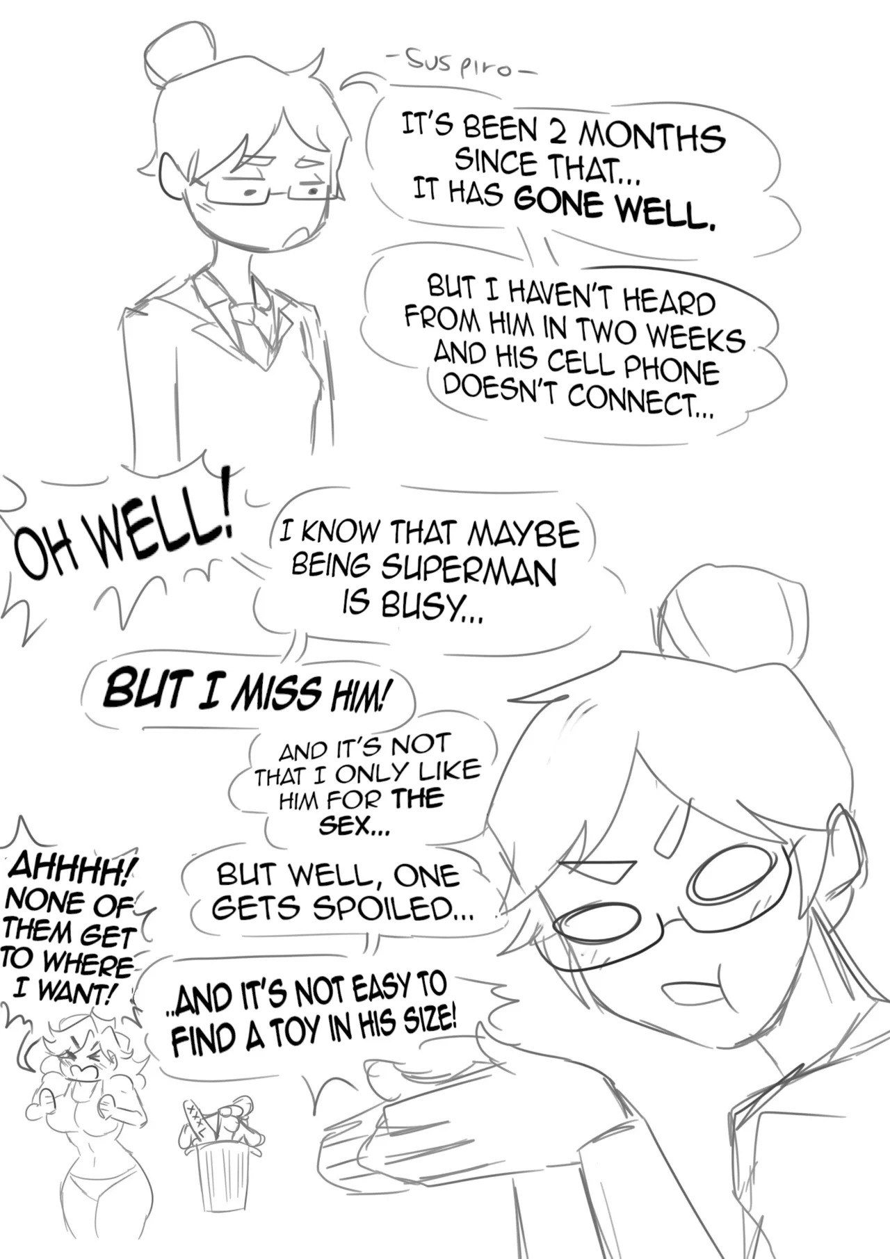 [Tinkybox] Jenny & Clark: My Sexual Adventures with Superman (Superman & Hulk) (HIATUS) (English) - Page 59