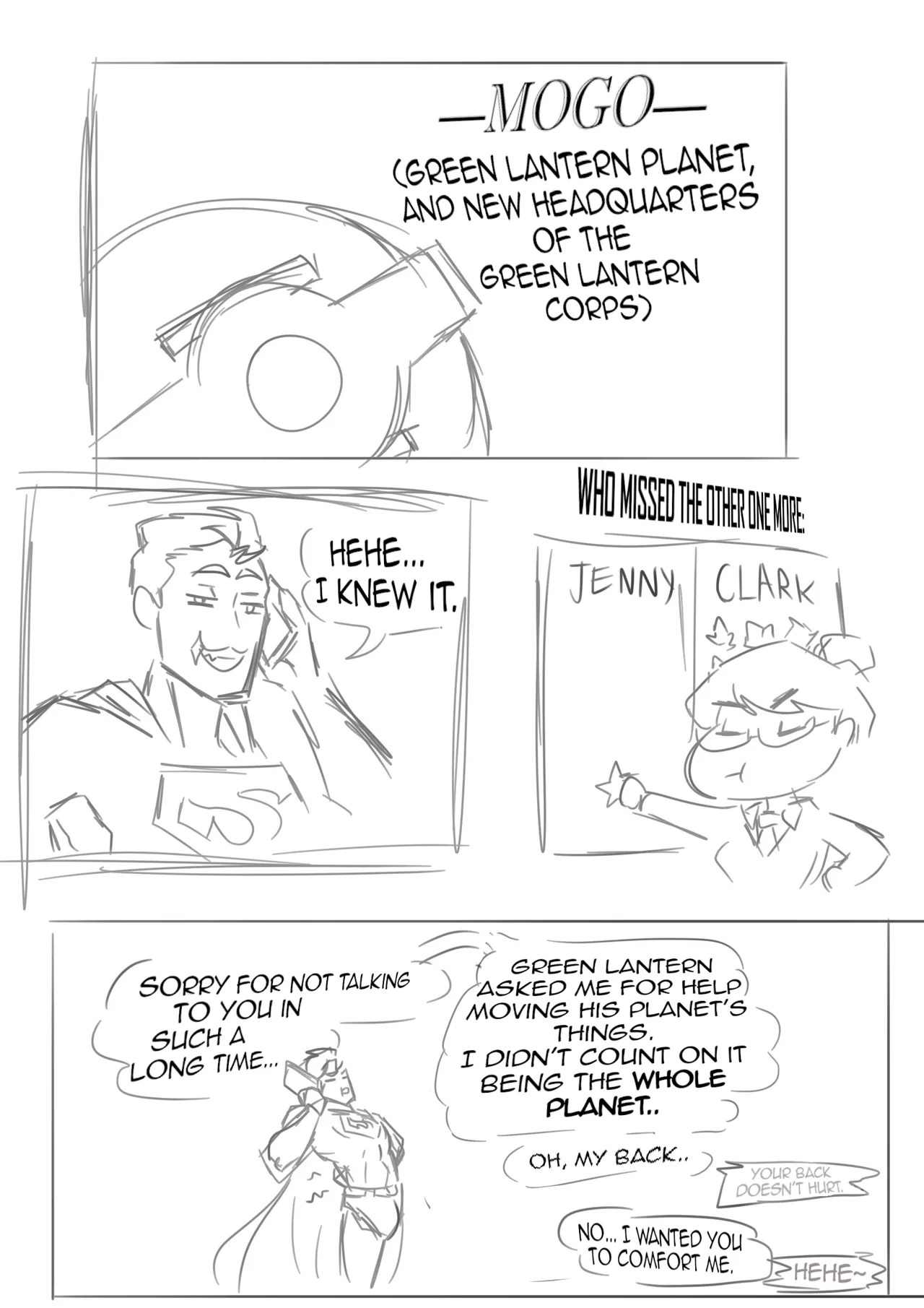 [Tinkybox] Jenny & Clark: My Sexual Adventures with Superman (Superman & Hulk) (HIATUS) (English) - Page 62