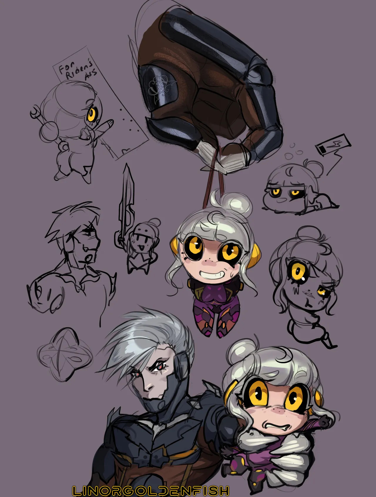 [Linor Goldenfish] She needs your love (and spares⚙️) (OC) (Metal Gear Solid) - Page 12