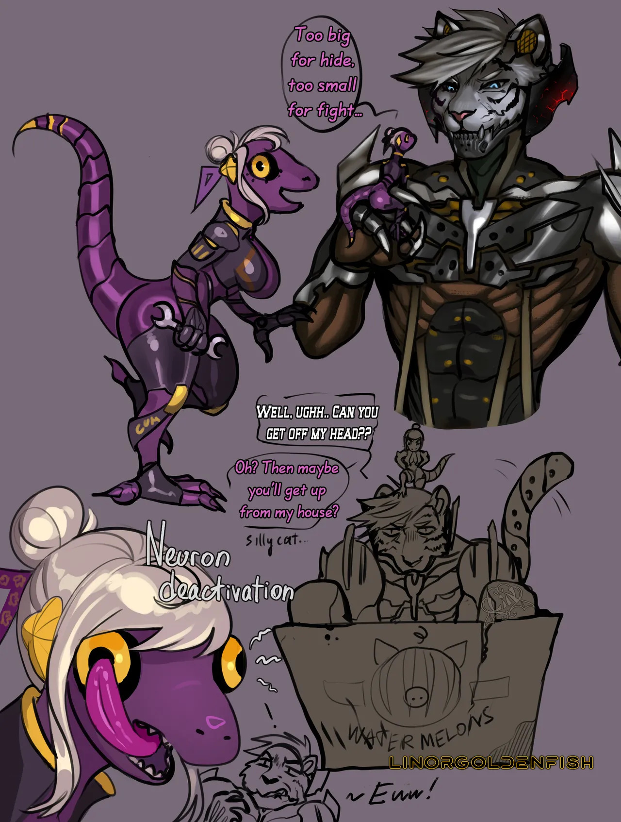 [Linor Goldenfish] She needs your love (and spares⚙️) (OC) (Metal Gear Solid) - Page 13