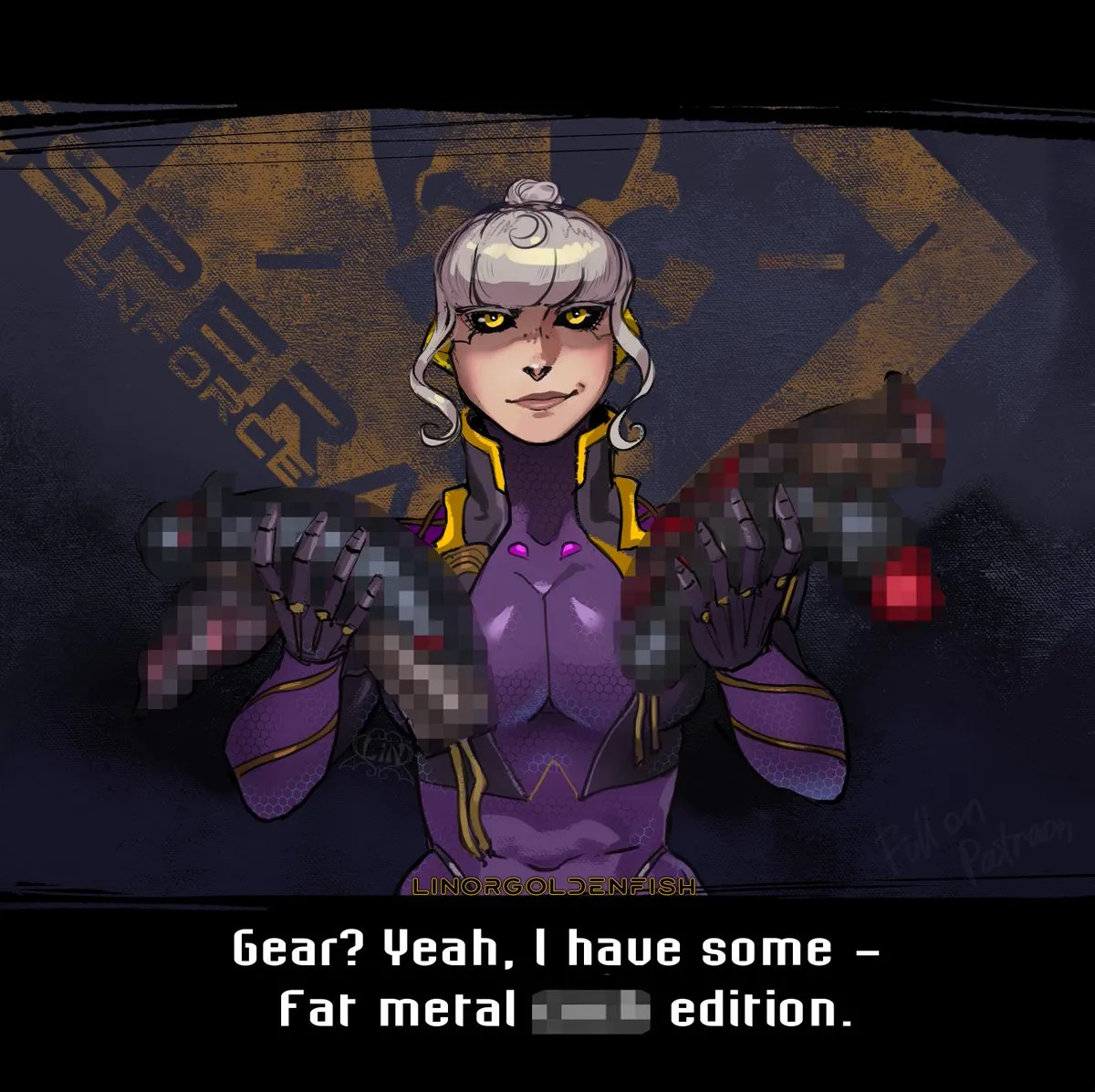 [Linor Goldenfish] She needs your love (and spares⚙️) (OC) (Metal Gear Solid) - Page 14