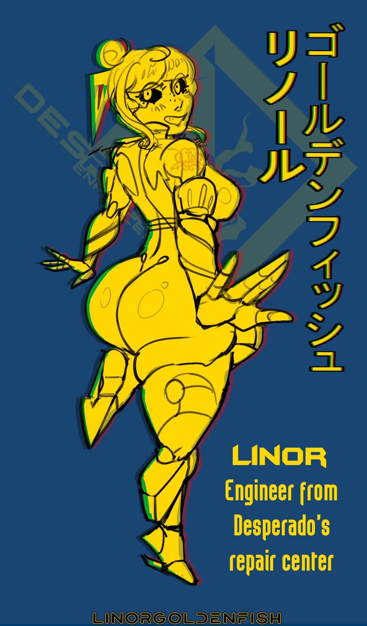 [Linor Goldenfish] She needs your love (and spares⚙️) (OC) (Metal Gear Solid) - Page 19