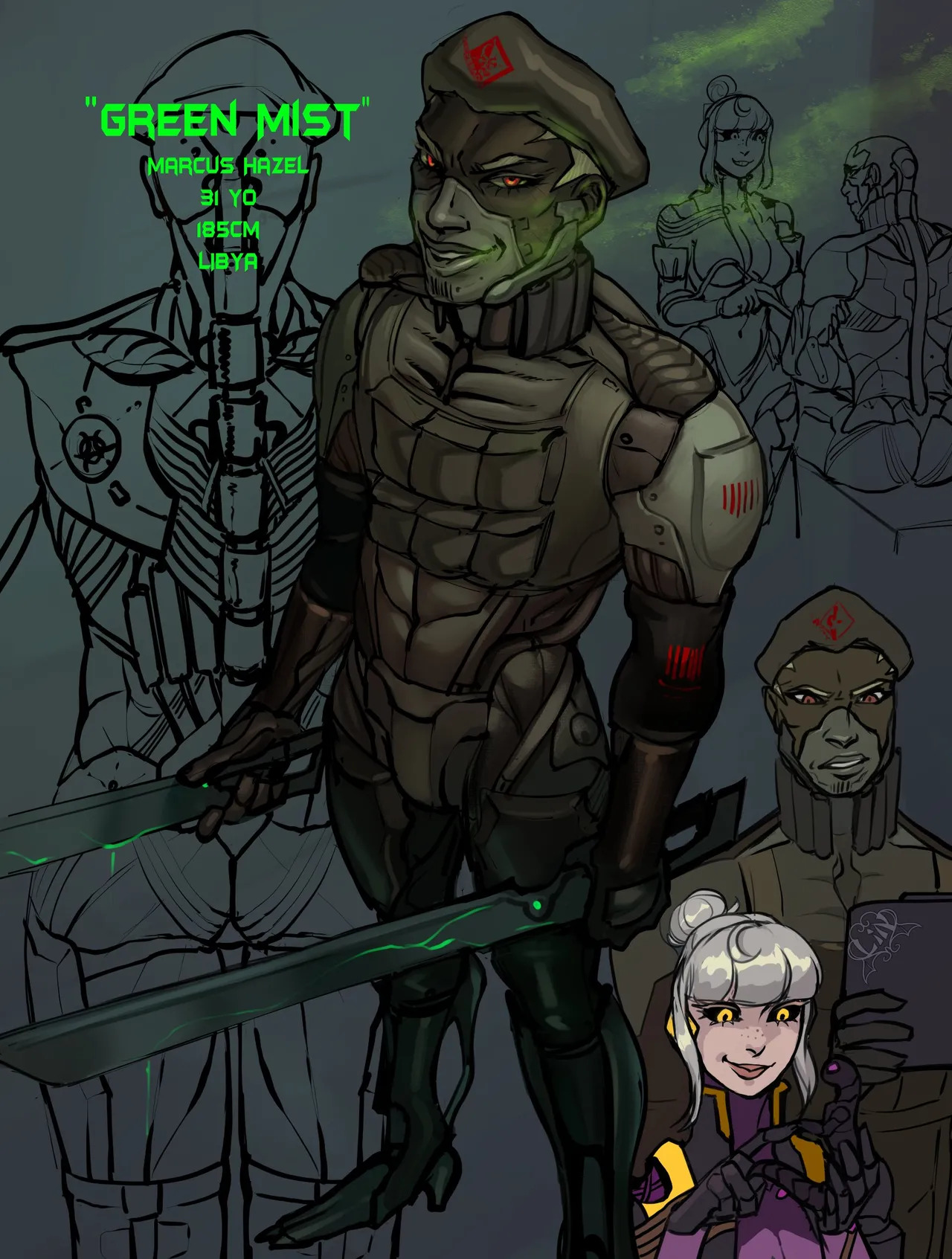[Linor Goldenfish] She needs your love (and spares⚙️) (OC) (Metal Gear Solid) - Page 20