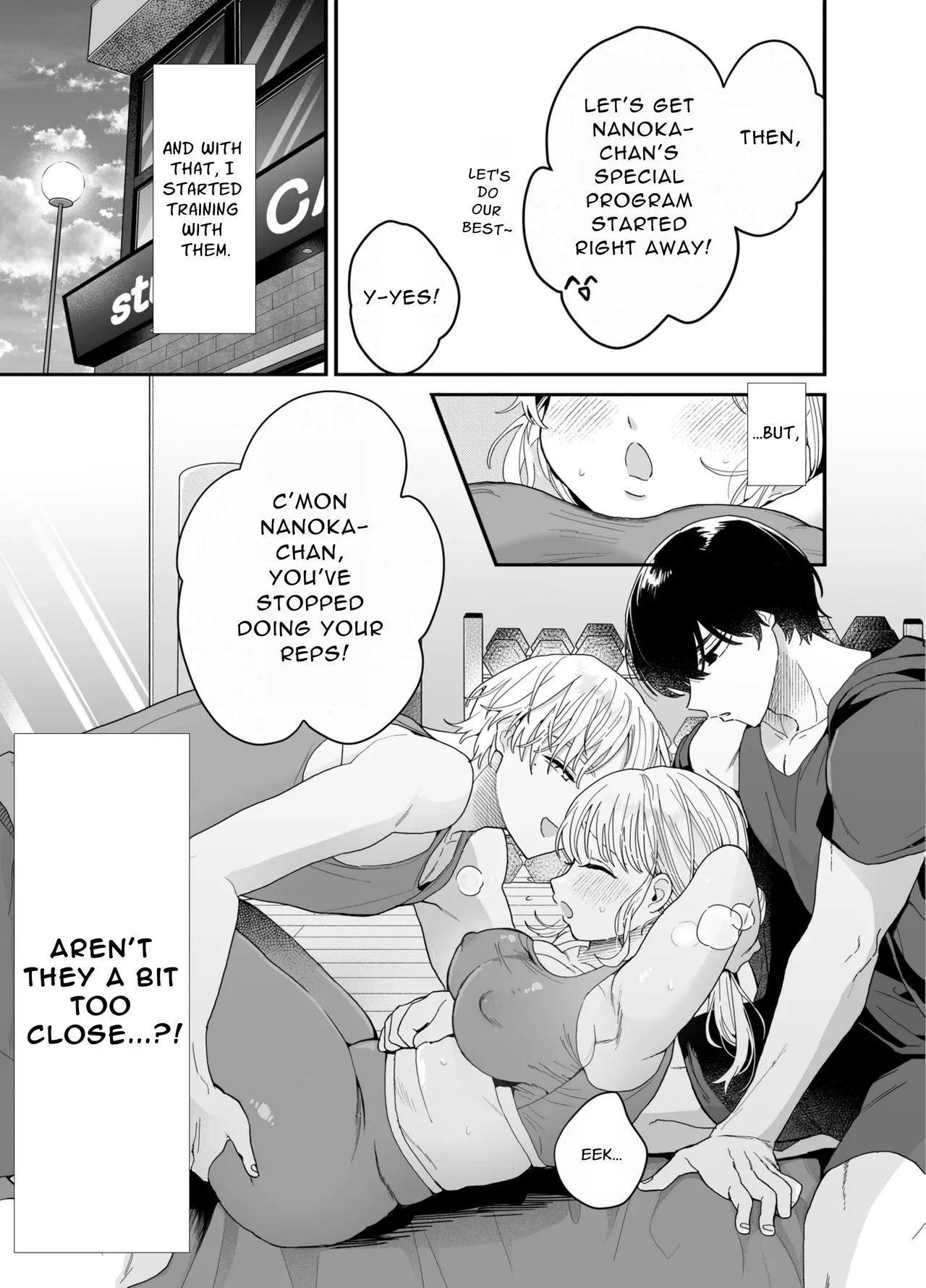 [Ssou (Oyaoya)] Chubby Training ~When I Started Going to the Gym, the Saijou Brothers Ate me All up~ [English] [Aquarellations] [Digital] - Page 12