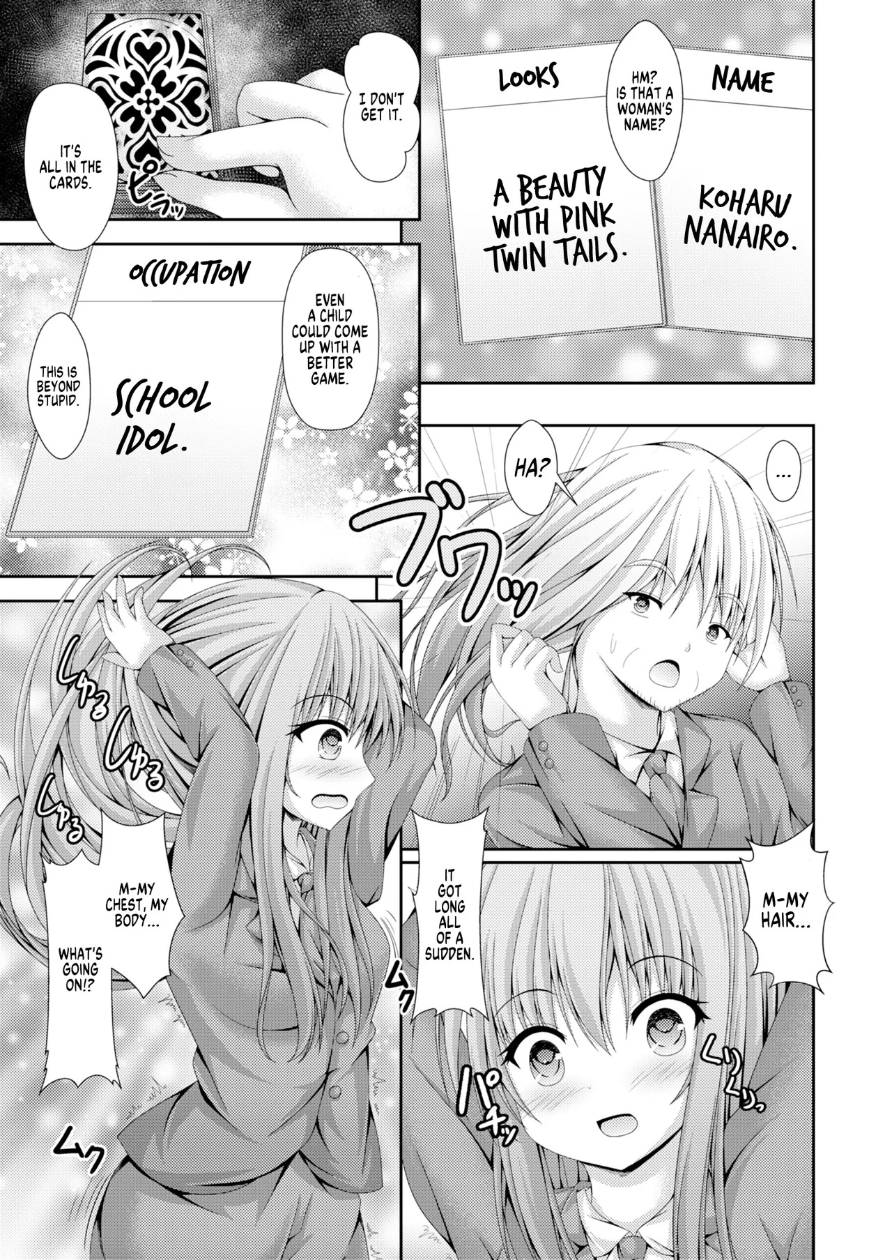 [Happy Present (Kouduki Miyabi)] Jinsei Tenkan Card ~Kyou kara Anata wa Onnanoko~ | Life-Switching Card game ~You're a Girl Now~ [English] [GTF] [Digital] - Page 4
