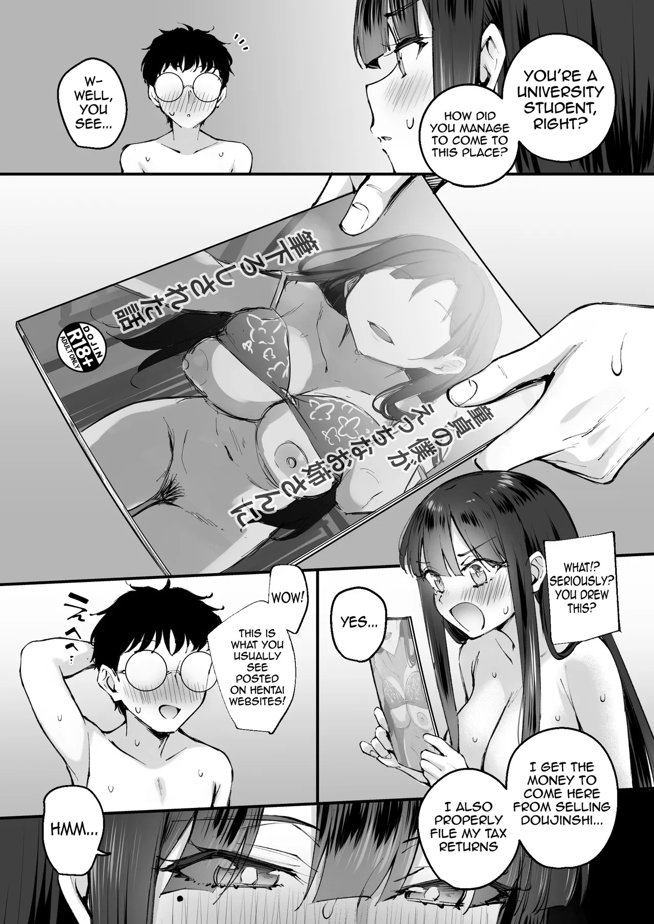 Do-S na Fuuzokujou ga Unmei no Dekachin to Meguriau Ohanashi | A story about a sadistic prostitute who meets her destined big dick [English] [meganekun_tl] - Page 18