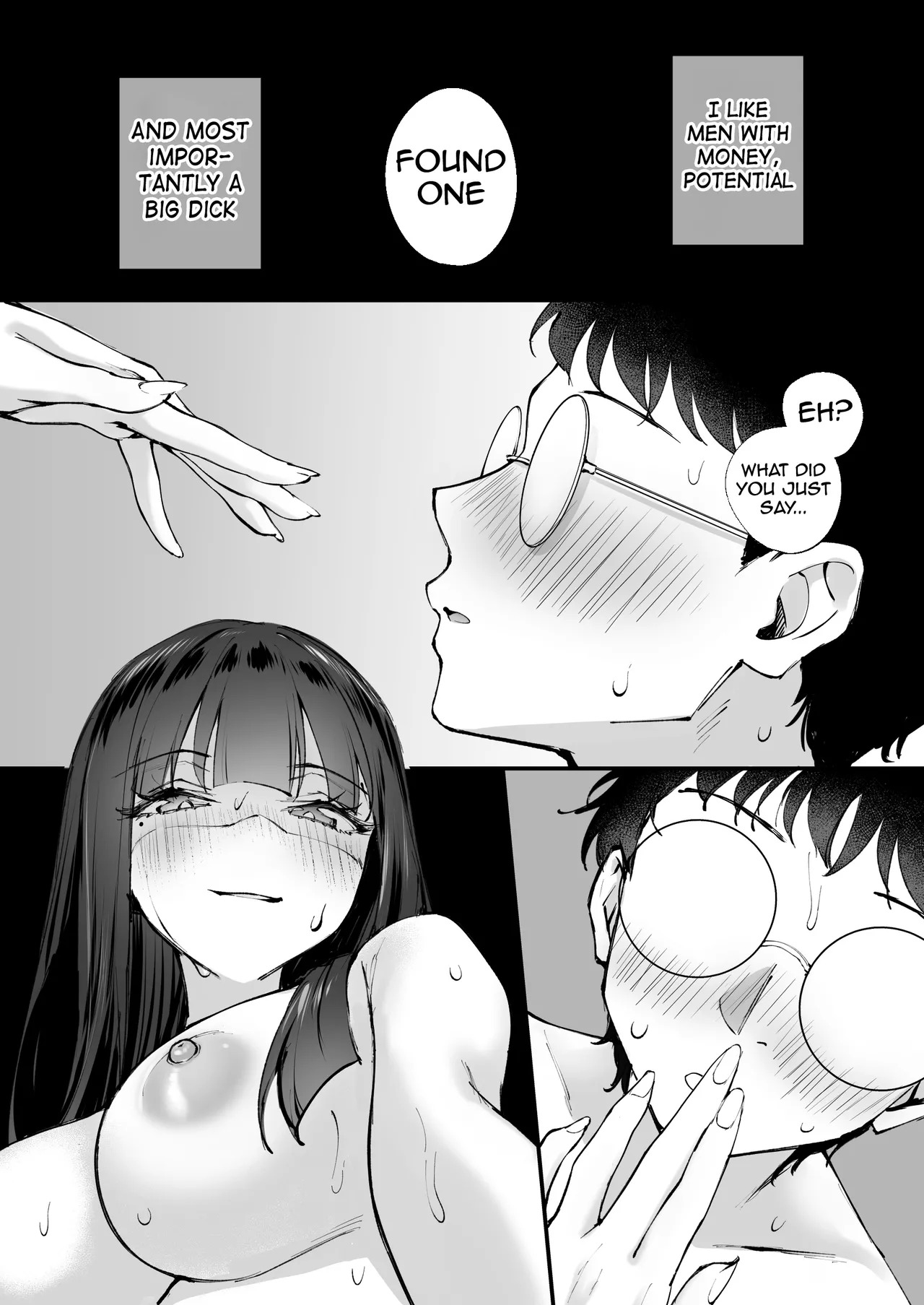 Do-S na Fuuzokujou ga Unmei no Dekachin to Meguriau Ohanashi | A story about a sadistic prostitute who meets her destined big dick [English] [meganekun_tl] - Page 20