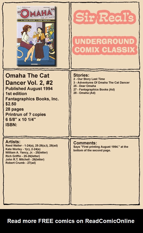 Onaha Fantagraphics #2 [Reed Waller & Kate Worley] - Page 29