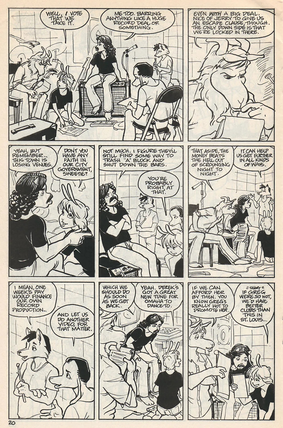 Omaha Fantagraphics #4 [Reed Waller & Kate Worley] - Page 22