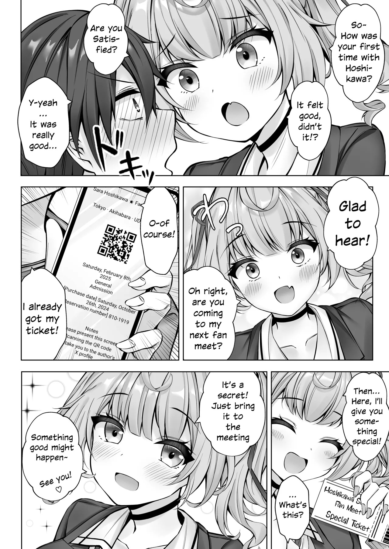 [Dark Chocolat (Sakura Shizuku)] Deriheru Yondara Hochi ga Kita! | I Called an Escort Service And Hoshikawa Showed Up (Hoshikawa Sara) [English] [White Witch] [Digital] - Page 19