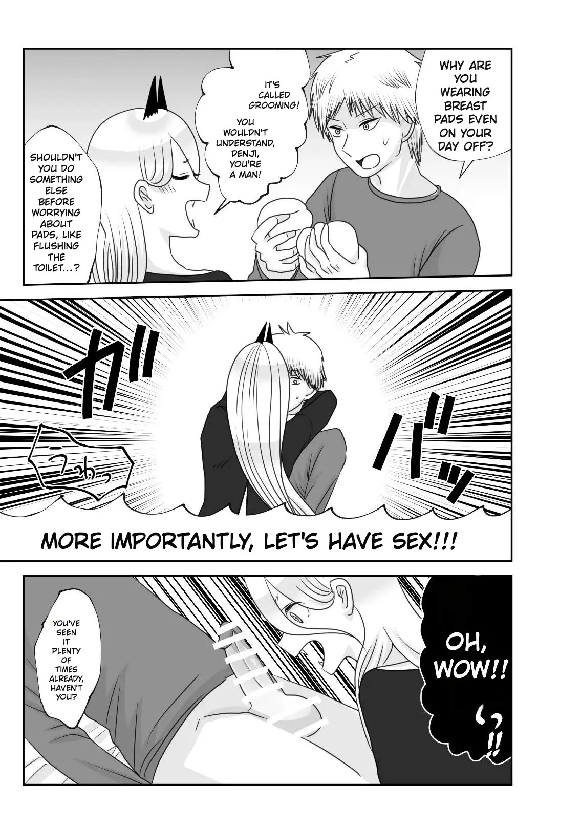 [Wanriky] Futari-gurashi no Hayakawa-ka | The Hayakawa Household's Life as a Pair (Chainsaw Man) [English] [MTL] [Digital] - Page 12