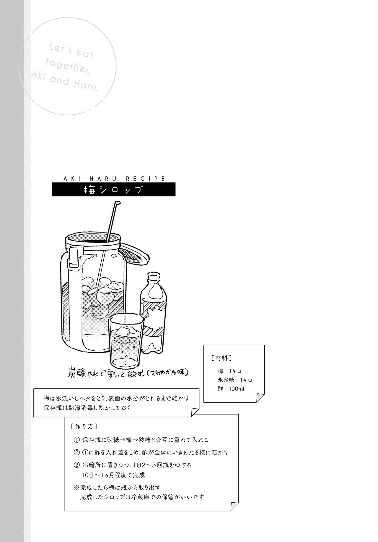 アキはハルとごはんを食べたい 【電子限定特典付き】(1) - Page 117