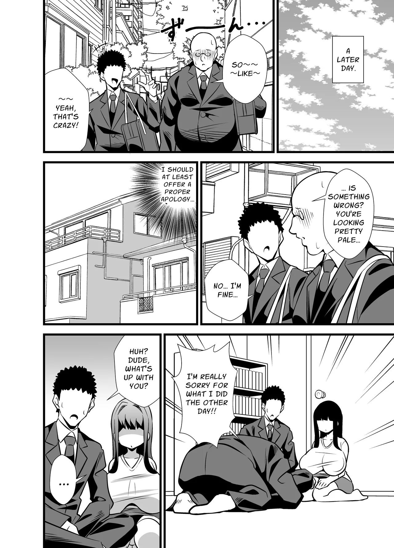 [Circle Tokomaya (Tokomaya Keita)] Musuko no Tomodachi ni Nani o Sarete mo Neta Furi o Yamenai Goumou Dougan Mama | Hairy Mother Pretends To Sleep While Her Son's Friends Toy With Her [English] [Penguin Piper] [Digital] - Page 33