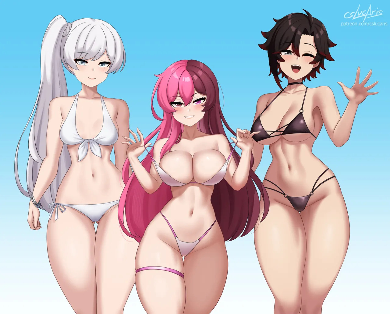 (Cslucaris)(Exclusive)Ruby, Weiss and Neo at the beach, Futa - Page 17