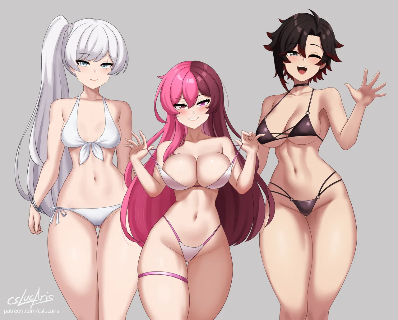 (Cslucaris)(Exclusive)Ruby, Weiss and Neo at the beach, Futa - Page 18