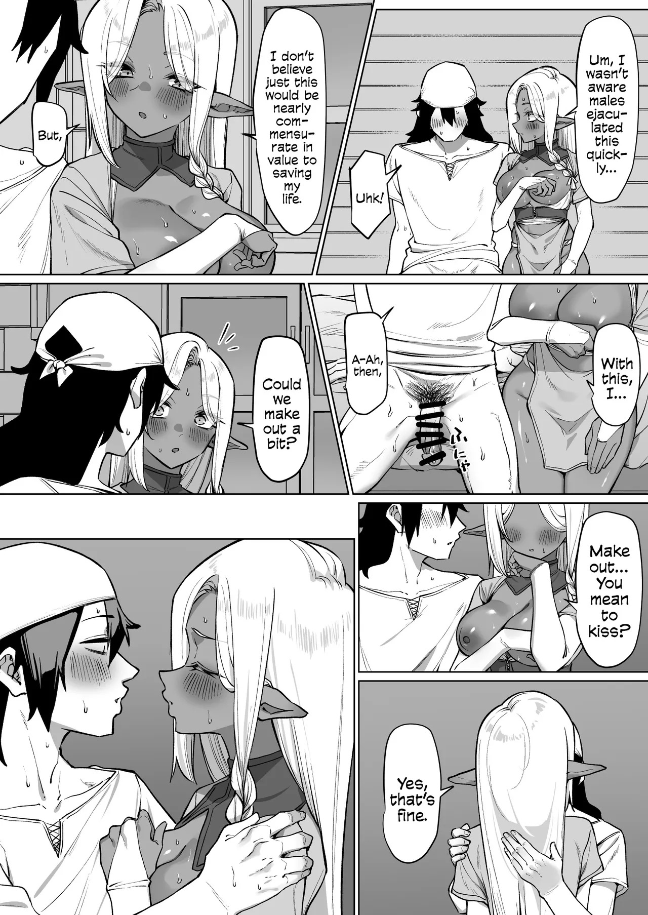 [MM] A Dark Elf Returned The Favour After I Saved Her | Kasshoku Elf o Tasuketara Ongaeshi Sareta Hanashi [English] [Cookie Cruncher] - Page 13