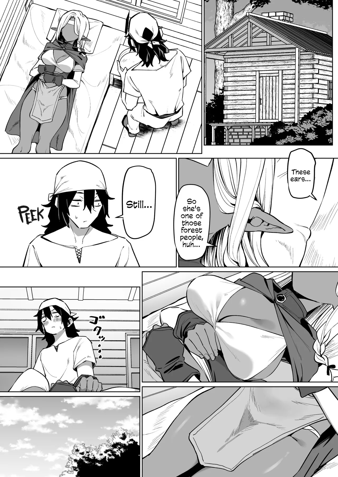[MM] A Dark Elf Returned The Favour After I Saved Her | Kasshoku Elf o Tasuketara Ongaeshi Sareta Hanashi [English] [Cookie Cruncher] - Page 3