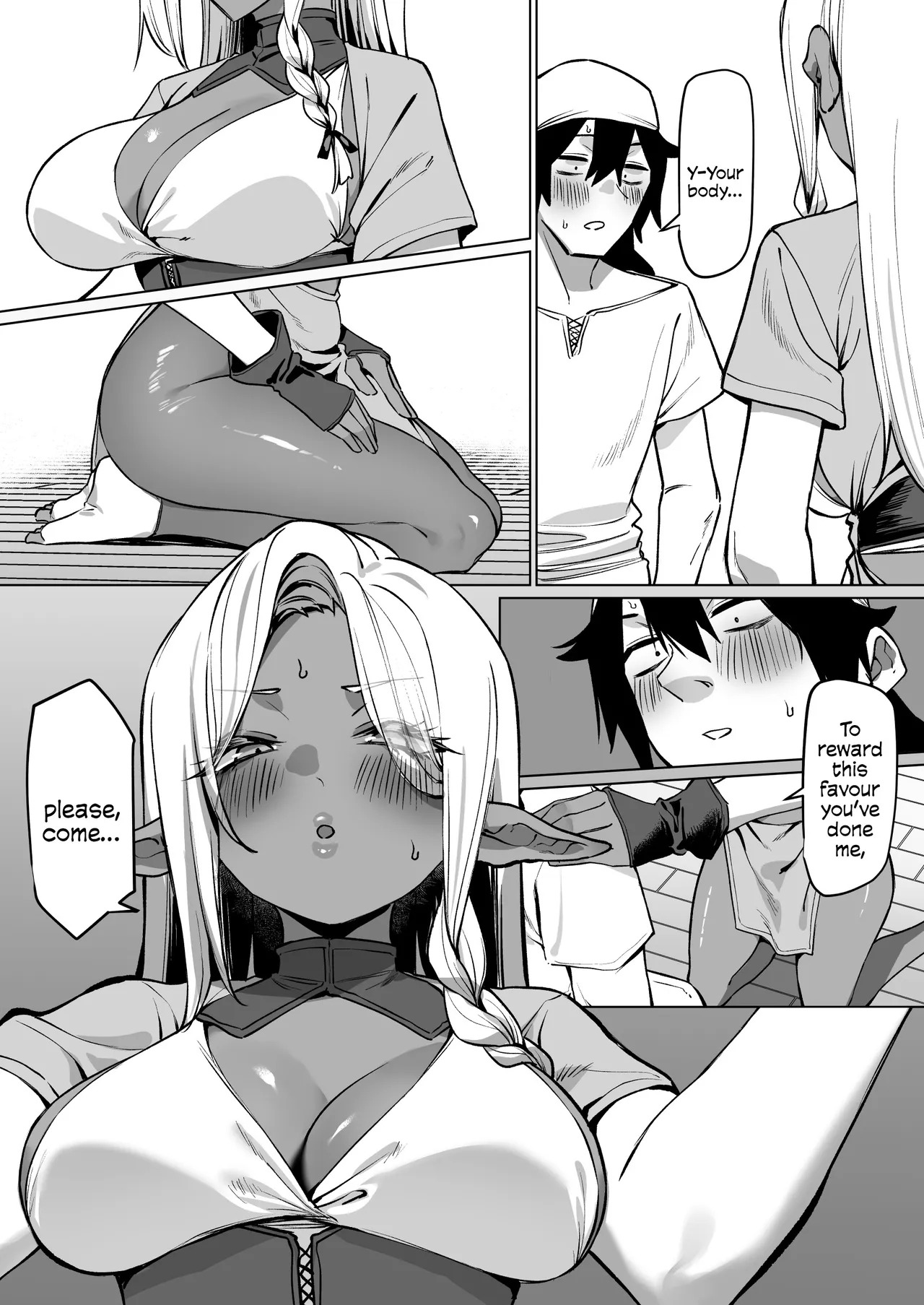 [MM] A Dark Elf Returned The Favour After I Saved Her | Kasshoku Elf o Tasuketara Ongaeshi Sareta Hanashi [English] [Cookie Cruncher] - Page 8