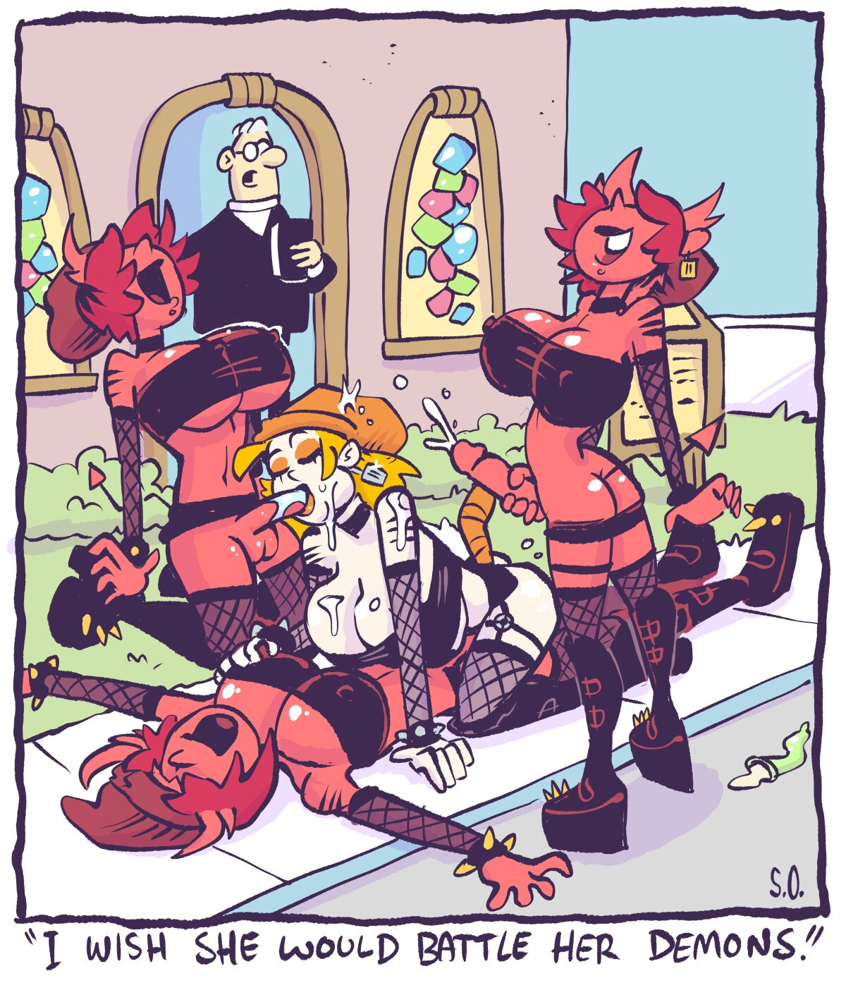 [Seeping Ooze] Goth Bimbo Heathcliff - Page 12