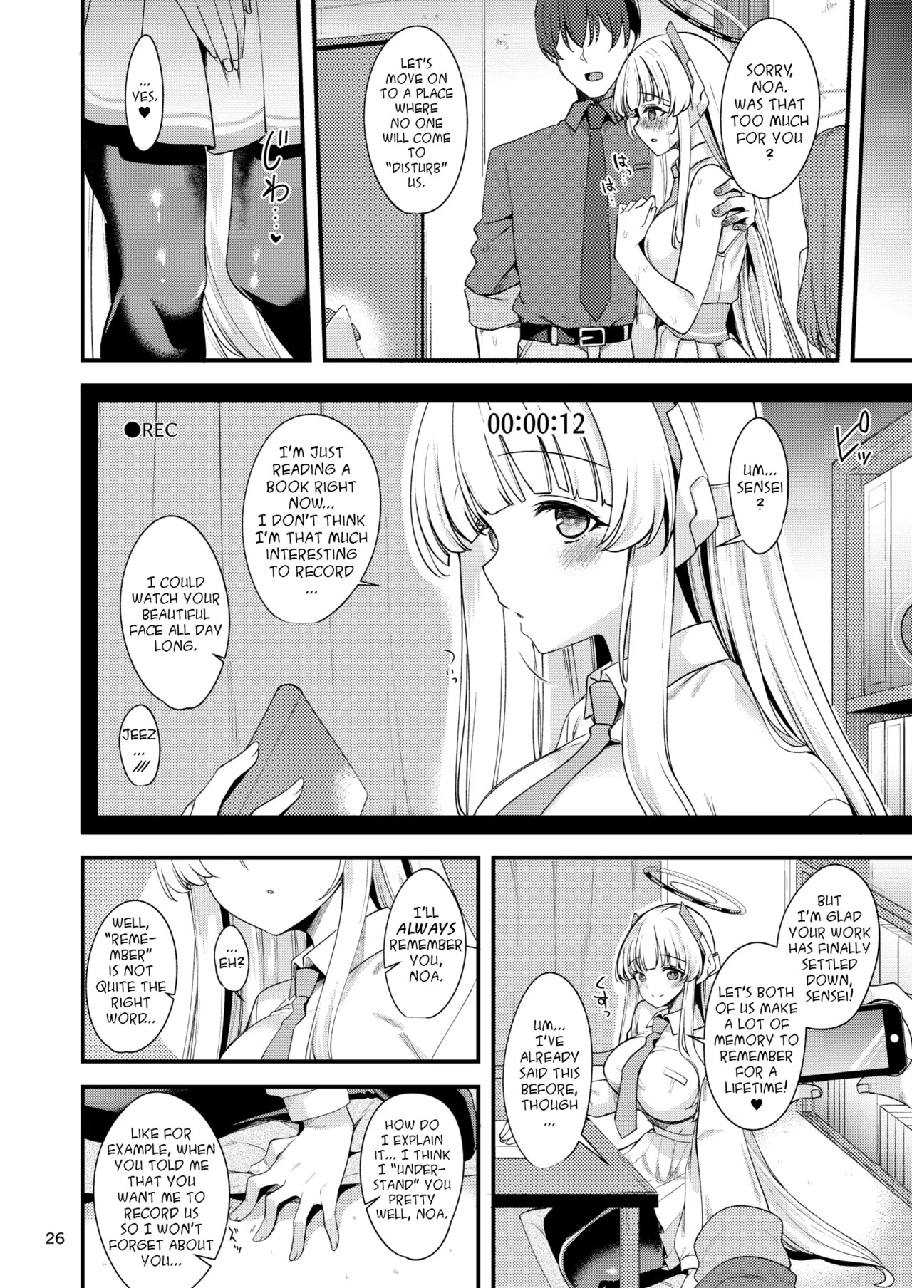 Sensei, Ippai Kiroku shite Kudasai ne | Sensei, Let's make a lot of records, okay? (Blue Archive) [Digital] [English] [DeppoTL] - Page 25