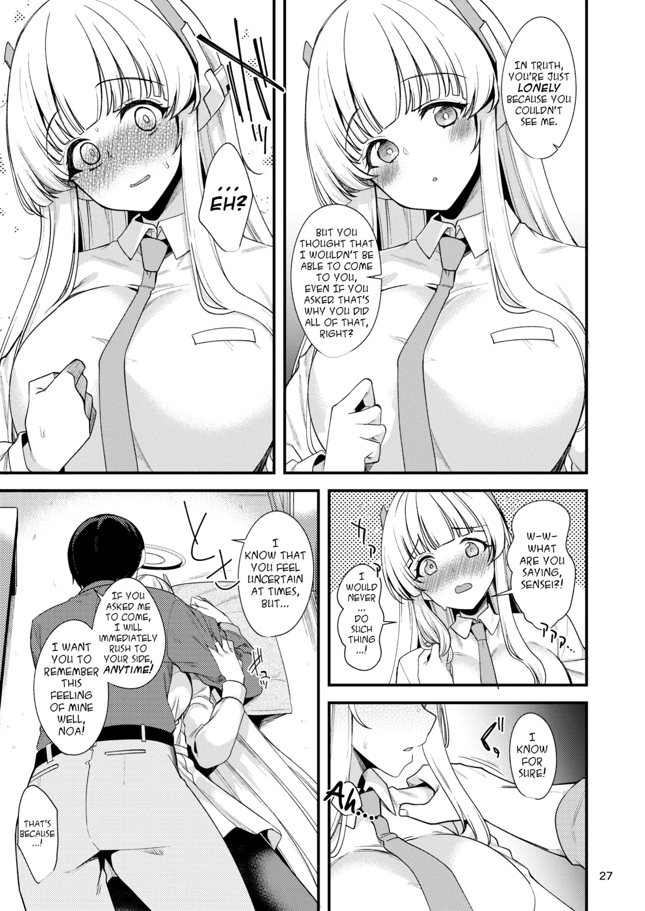 Sensei, Ippai Kiroku shite Kudasai ne | Sensei, Let's make a lot of records, okay? (Blue Archive) [Digital] [English] [DeppoTL] - Page 26