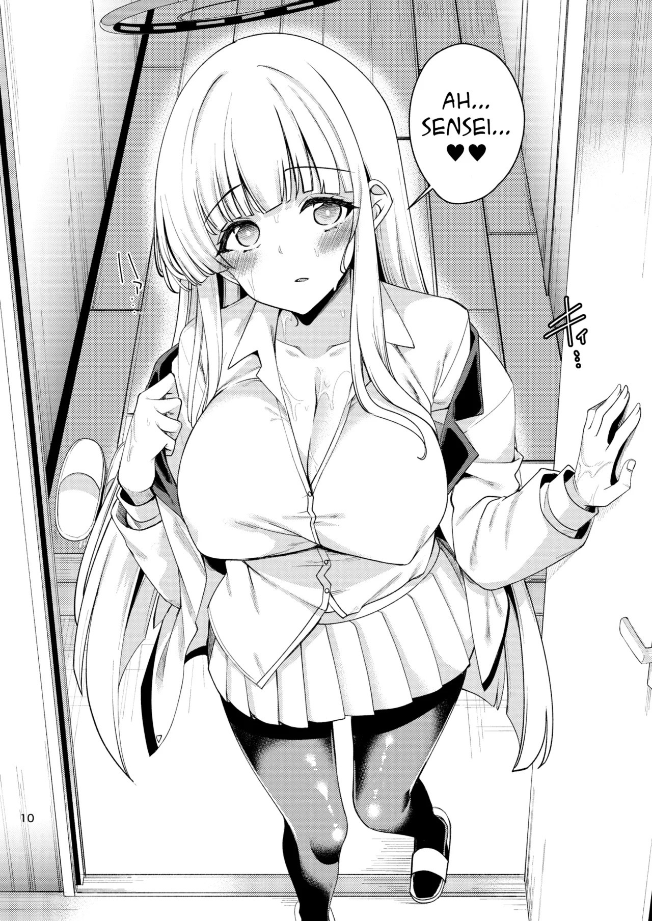 Sensei, Ippai Kiroku shite Kudasai ne | Sensei, Let's make a lot of records, okay? (Blue Archive) [Digital] [English] [DeppoTL] - Page 9