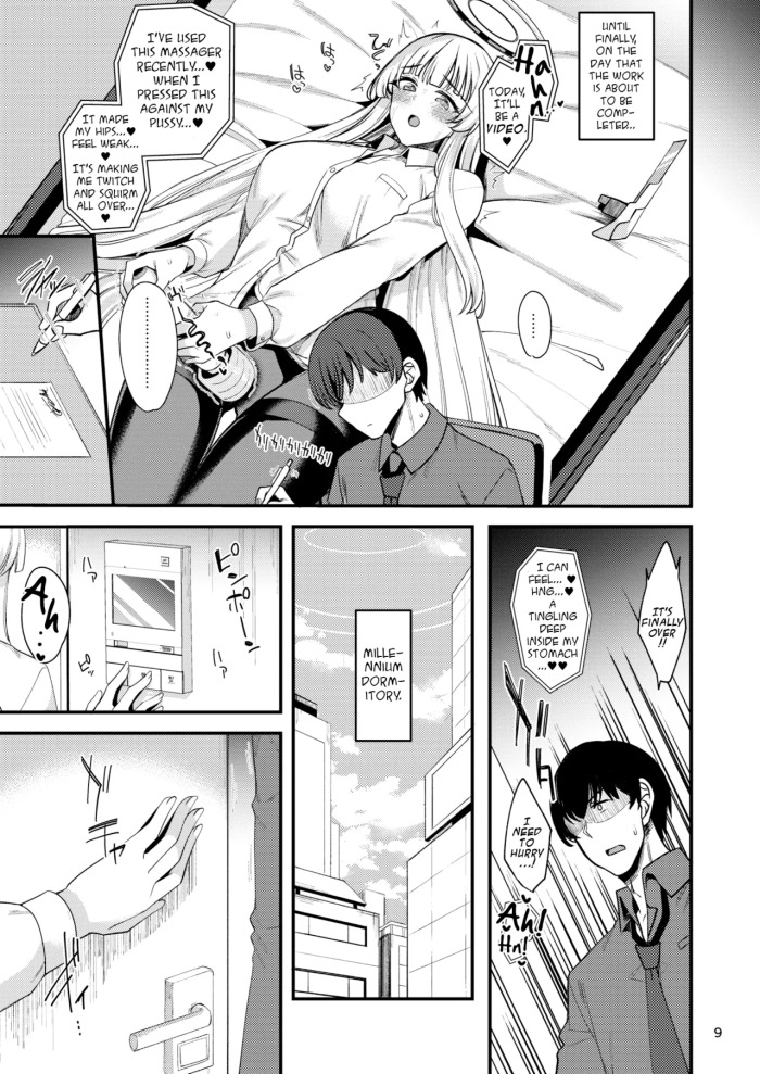 Sensei, Ippai Kiroku shite Kudasai ne | Sensei, Let's make a lot of records, okay? (Blue Archive) [Digital] [English] [DeppoTL]