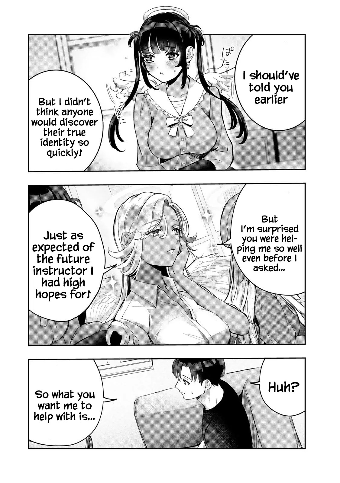 [EN] Datenshi-chan wa Ganbarenai | The Fallen Angel Girls Can’t Give It Their All [Censored] 01 - Page 37