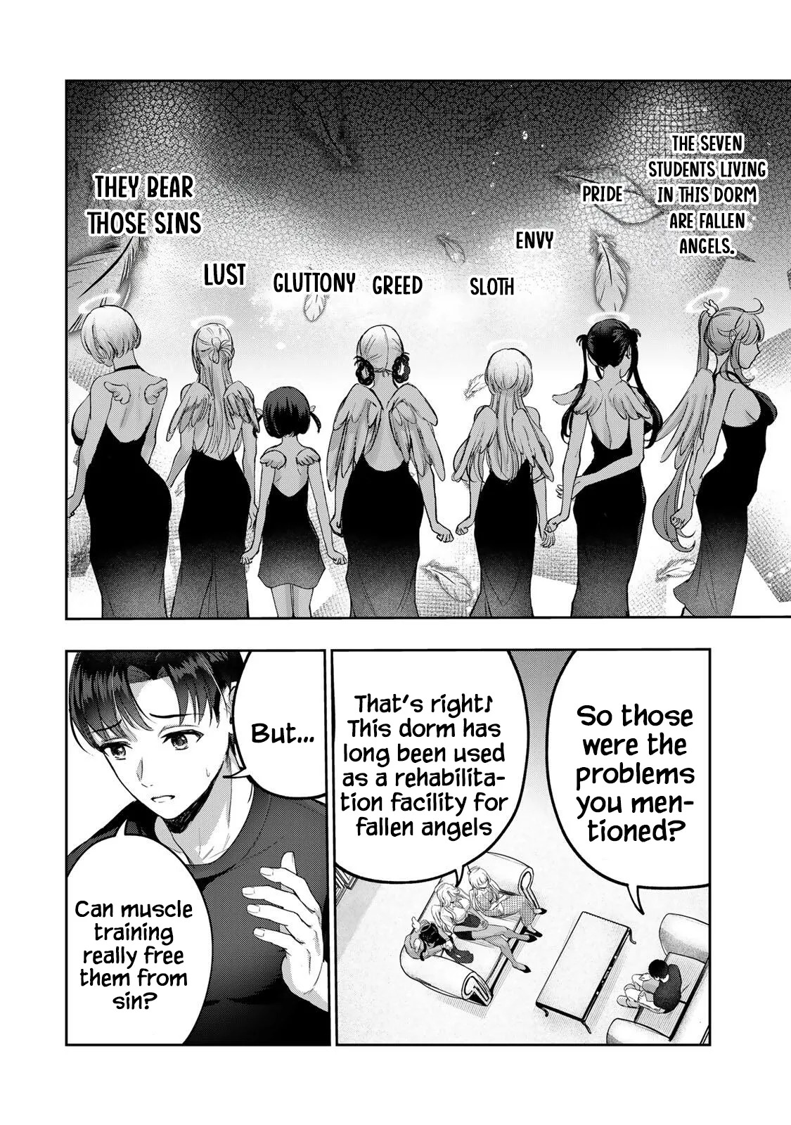 [EN] Datenshi-chan wa Ganbarenai | The Fallen Angel Girls Can’t Give It Their All [Censored] 01 - Page 39