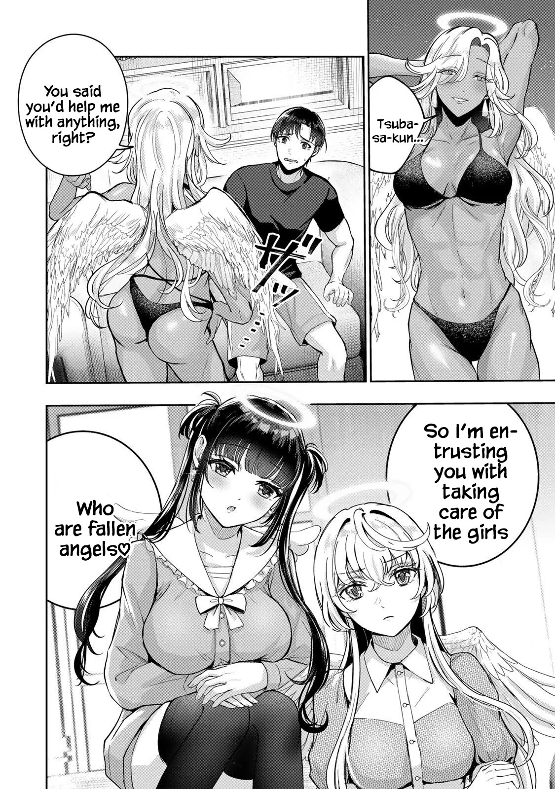 [EN] Datenshi-chan wa Ganbarenai | The Fallen Angel Girls Can’t Give It Their All [Censored] 01 - Page 41