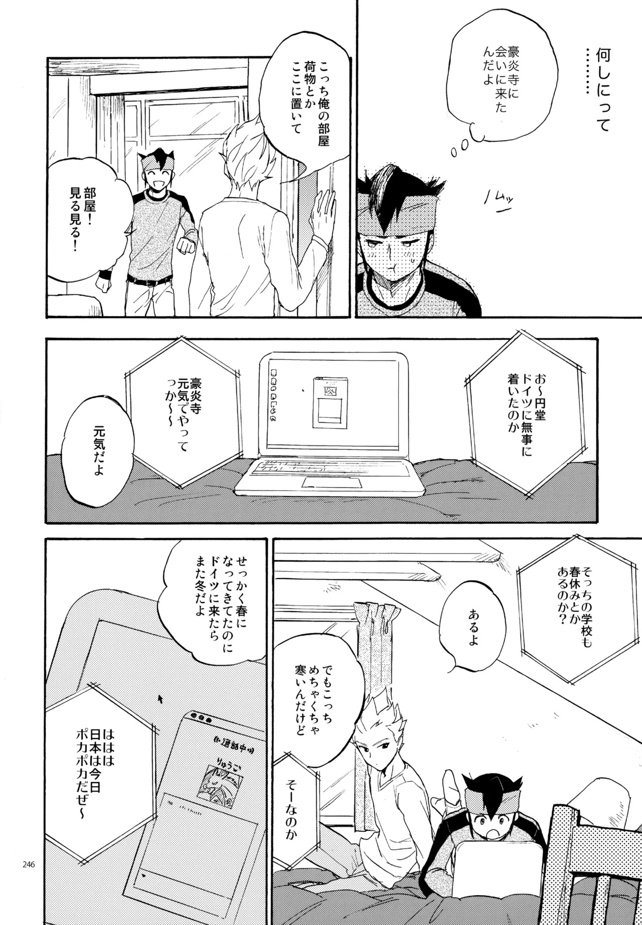 [Nekodaisuki (Yunopanchako)] 再録本NO：3 (Inazuma Eleven) - Page 247