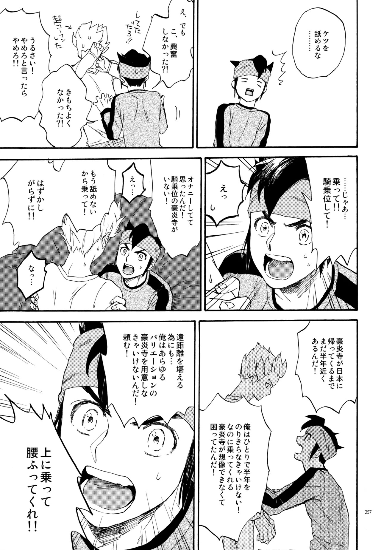 [Nekodaisuki (Yunopanchako)] 再録本NO：3 (Inazuma Eleven) - Page 258