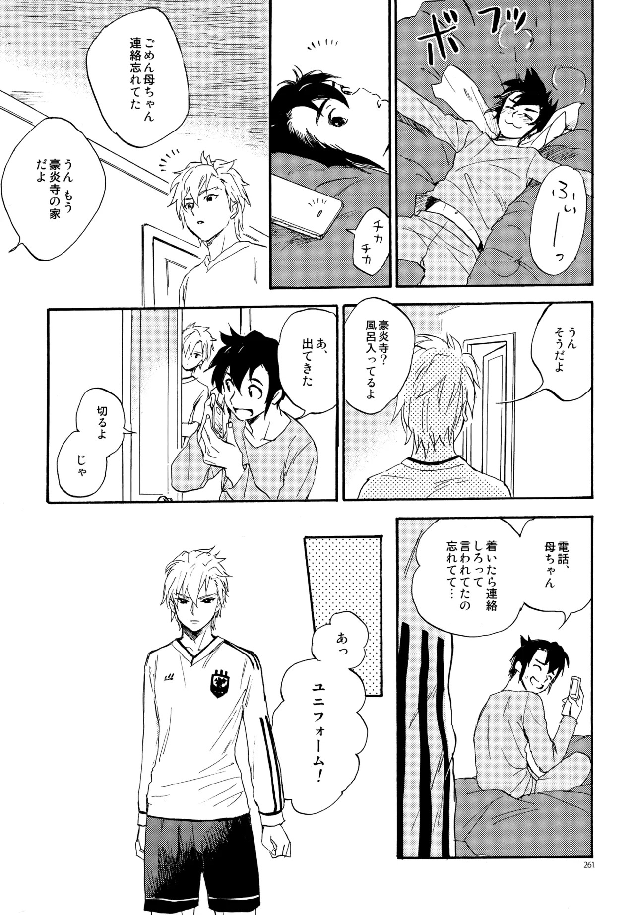 [Nekodaisuki (Yunopanchako)] 再録本NO：3 (Inazuma Eleven) - Page 262