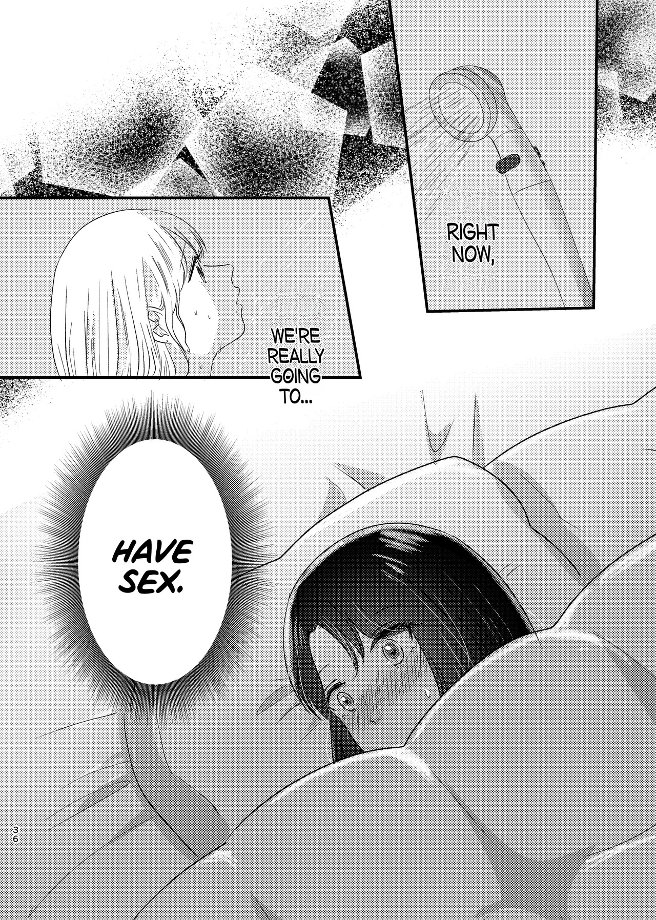 [Sasami Seseri (Sasami Rise)] Hajimete Yuri Ecchi | First Time Yuri Sex [English] [Rirare Translation] - Page 35