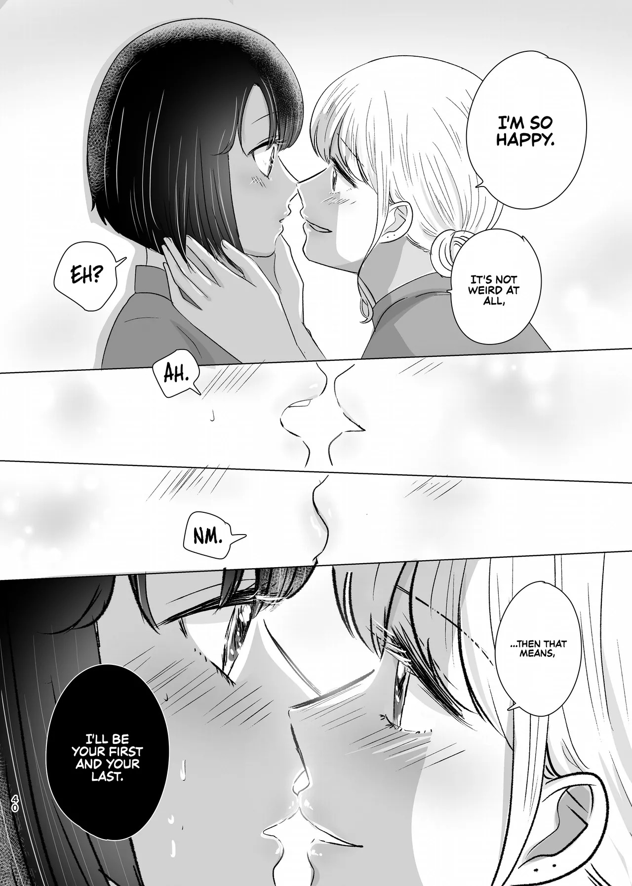 [Sasami Seseri (Sasami Rise)] Hajimete Yuri Ecchi | First Time Yuri Sex [English] [Rirare Translation] - Page 39
