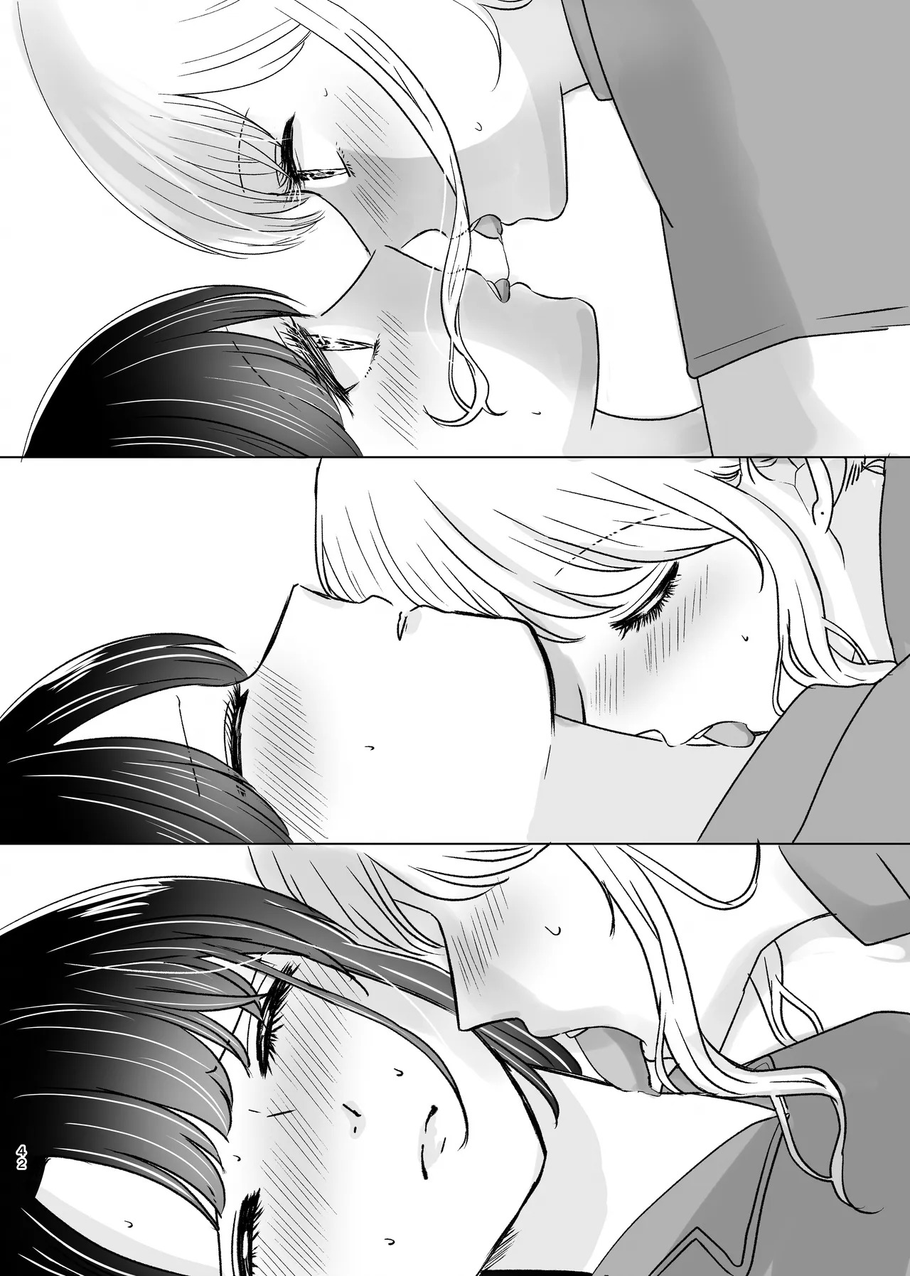 [Sasami Seseri (Sasami Rise)] Hajimete Yuri Ecchi | First Time Yuri Sex [English] [Rirare Translation] - Page 41