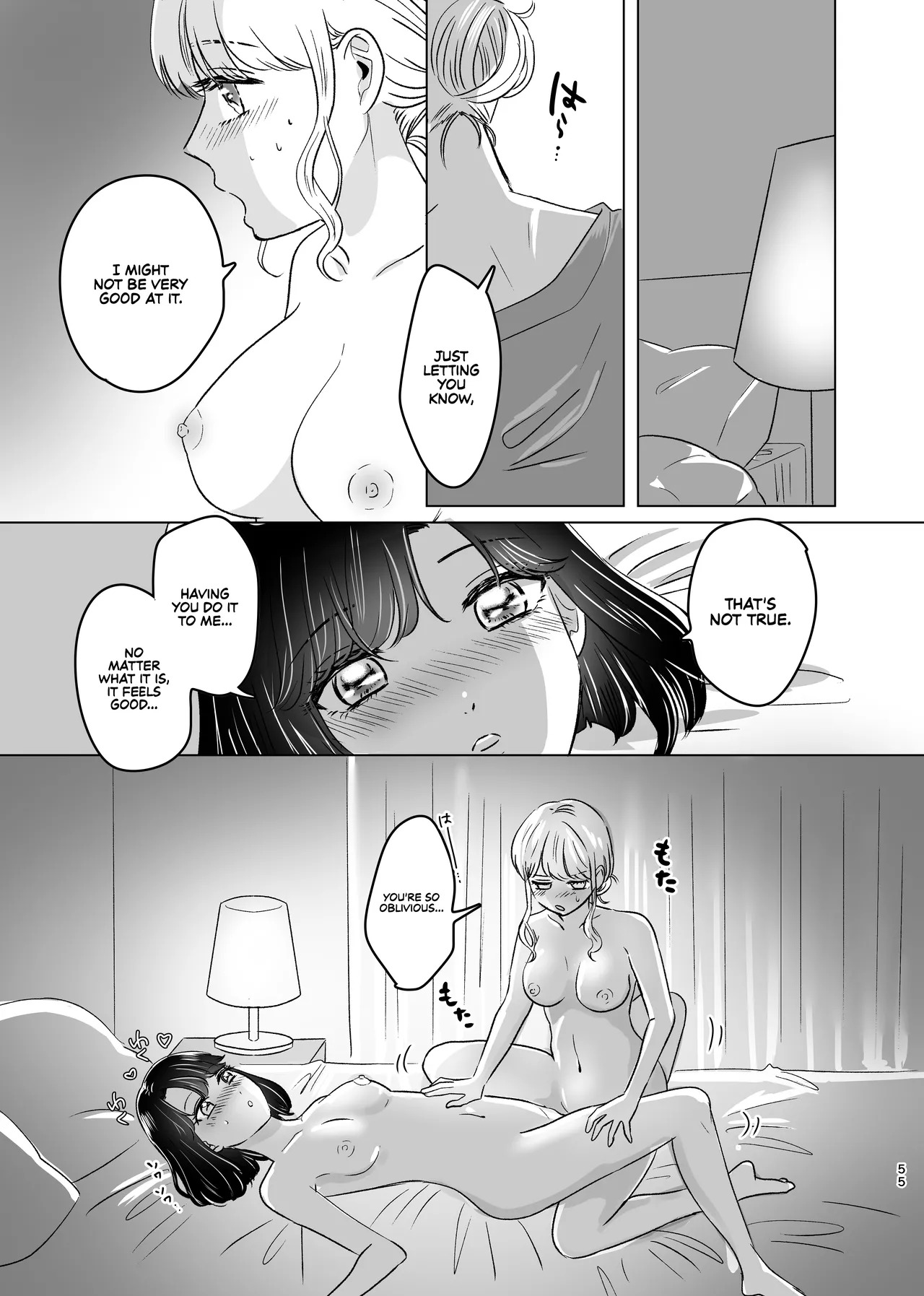 [Sasami Seseri (Sasami Rise)] Hajimete Yuri Ecchi | First Time Yuri Sex [English] [Rirare Translation] - Page 54