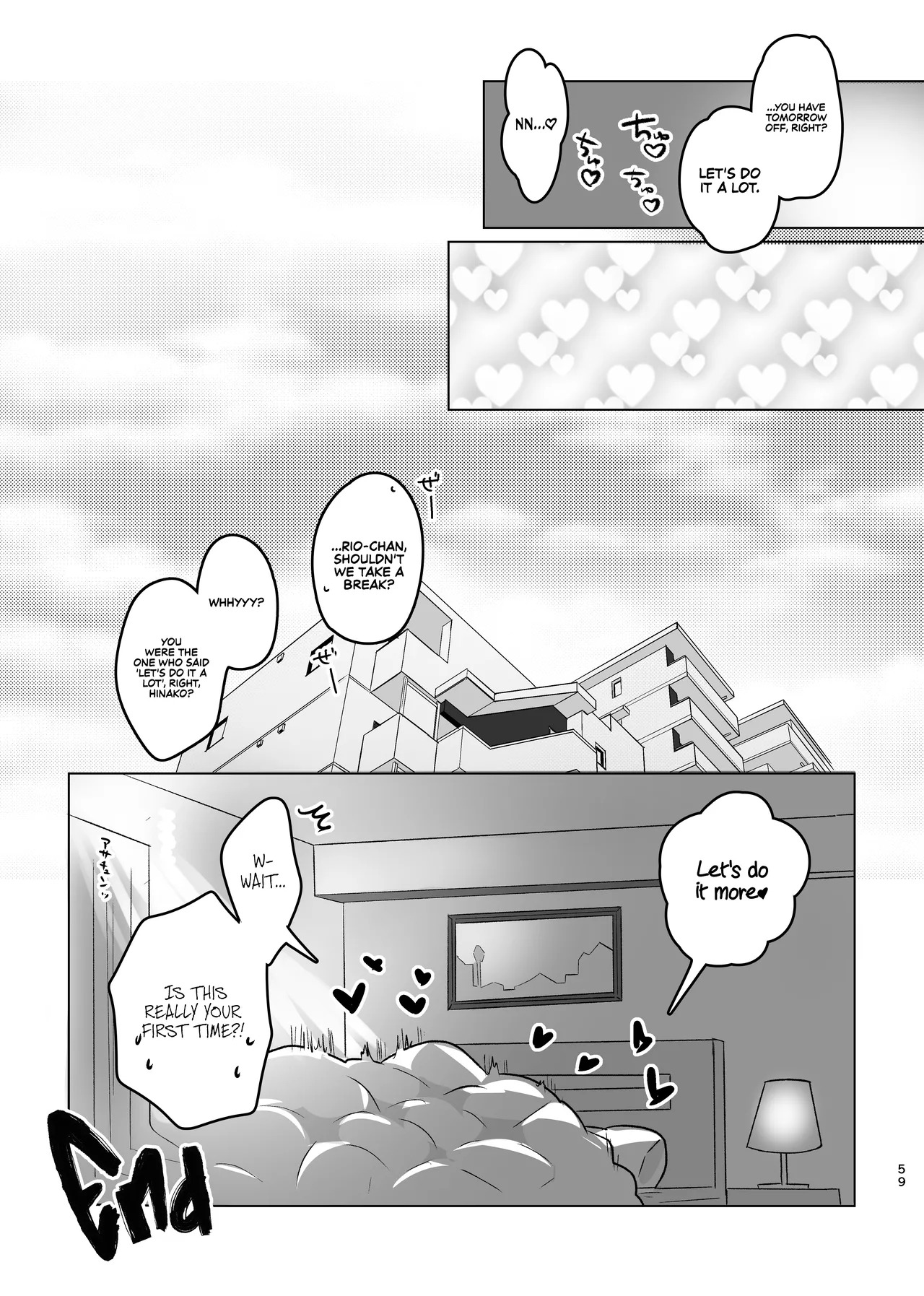 [Sasami Seseri (Sasami Rise)] Hajimete Yuri Ecchi | First Time Yuri Sex [English] [Rirare Translation] - Page 58
