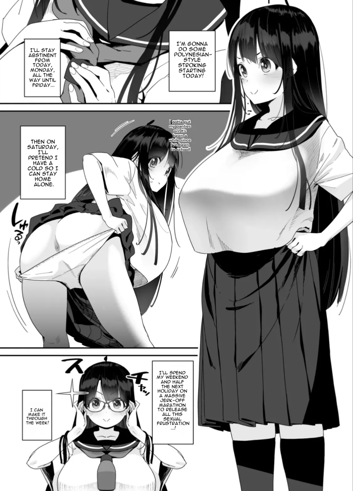 The Story of a Pervy Big-Chested Girl Who Has Lovey-Dovey “Polynesian Sex” With Her Favorite Dildo - Page 8