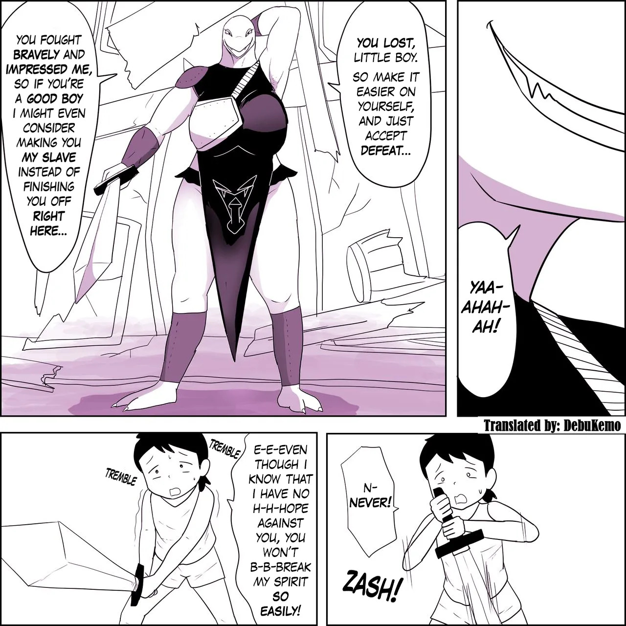 [Ampullaria] Cumming Inside The Vagina Of A Female Demon Soldier In The Demon Lord's Army [English] [DebuKemo] [Digital] - Page 2