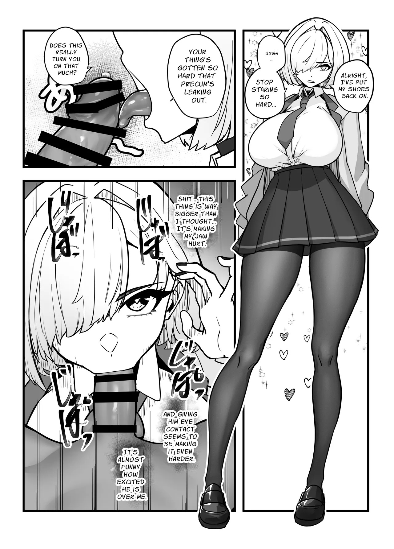 [Nietzsche (Sukechi)] Aiso no Warui Haken Rifure Joshi ga Jitsu wa Nagachichi JK deshita | The Unsocialable Girl working at the Outcall Reflexology Salon is actually a JK with Huge Breasts [English] [ApricotJam] - Page 9