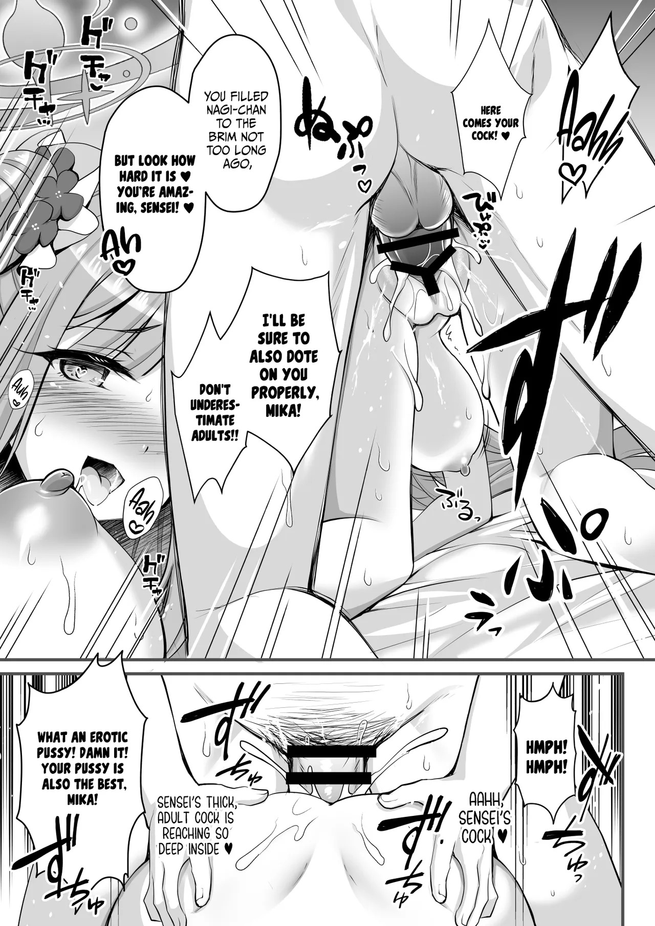 [Ohoshisamadou (GEKO)] Nekomimi ga Haeta Nagisa-sama no Hatsujouki ga Taihen desu | Mating Season Is A Problem For Nagisa Who Grew Cat Ears (Blue Archive) [Digital] [English] {Doujins.com} - Page 12