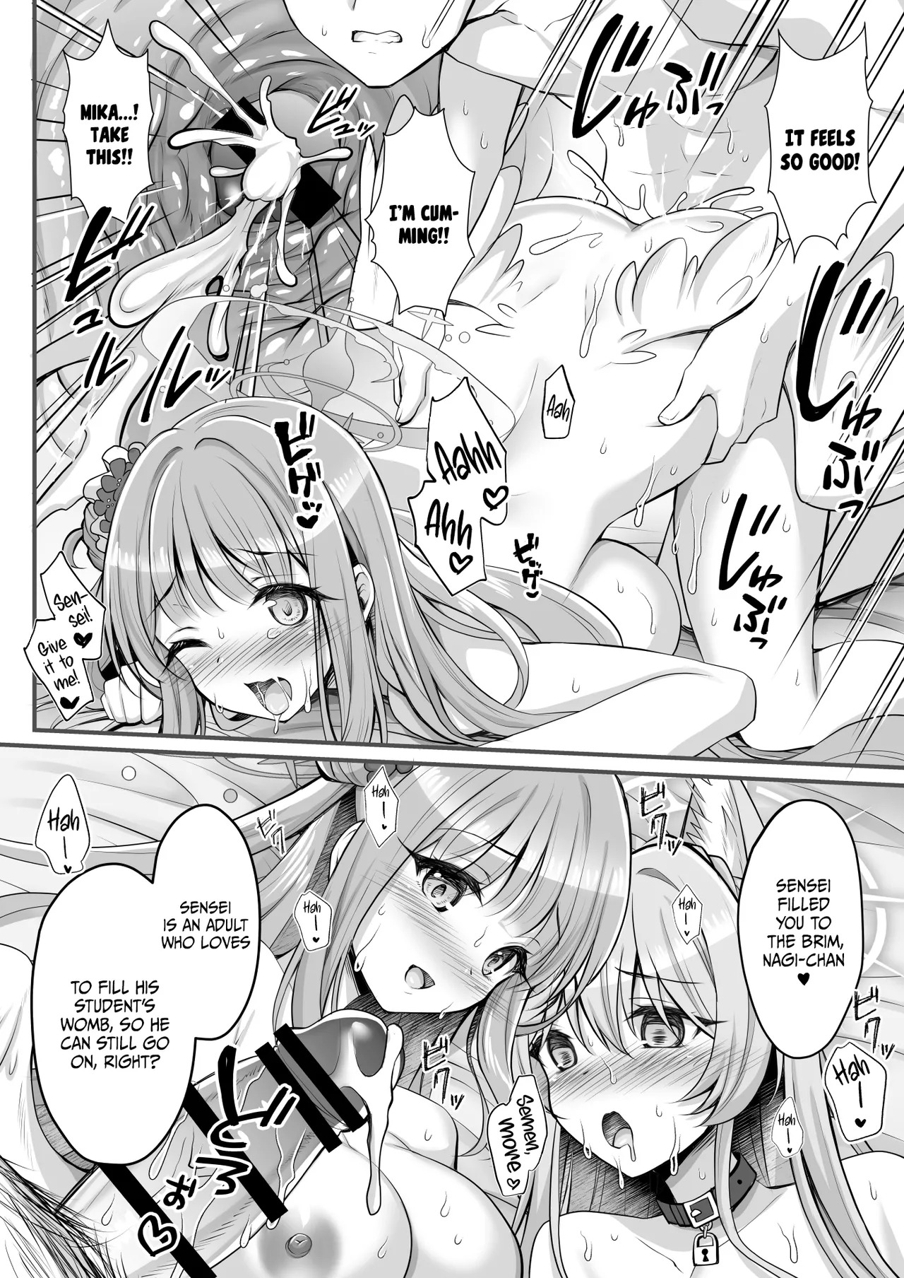 [Ohoshisamadou (GEKO)] Nekomimi ga Haeta Nagisa-sama no Hatsujouki ga Taihen desu | Mating Season Is A Problem For Nagisa Who Grew Cat Ears (Blue Archive) [Digital] [English] {Doujins.com} - Page 13