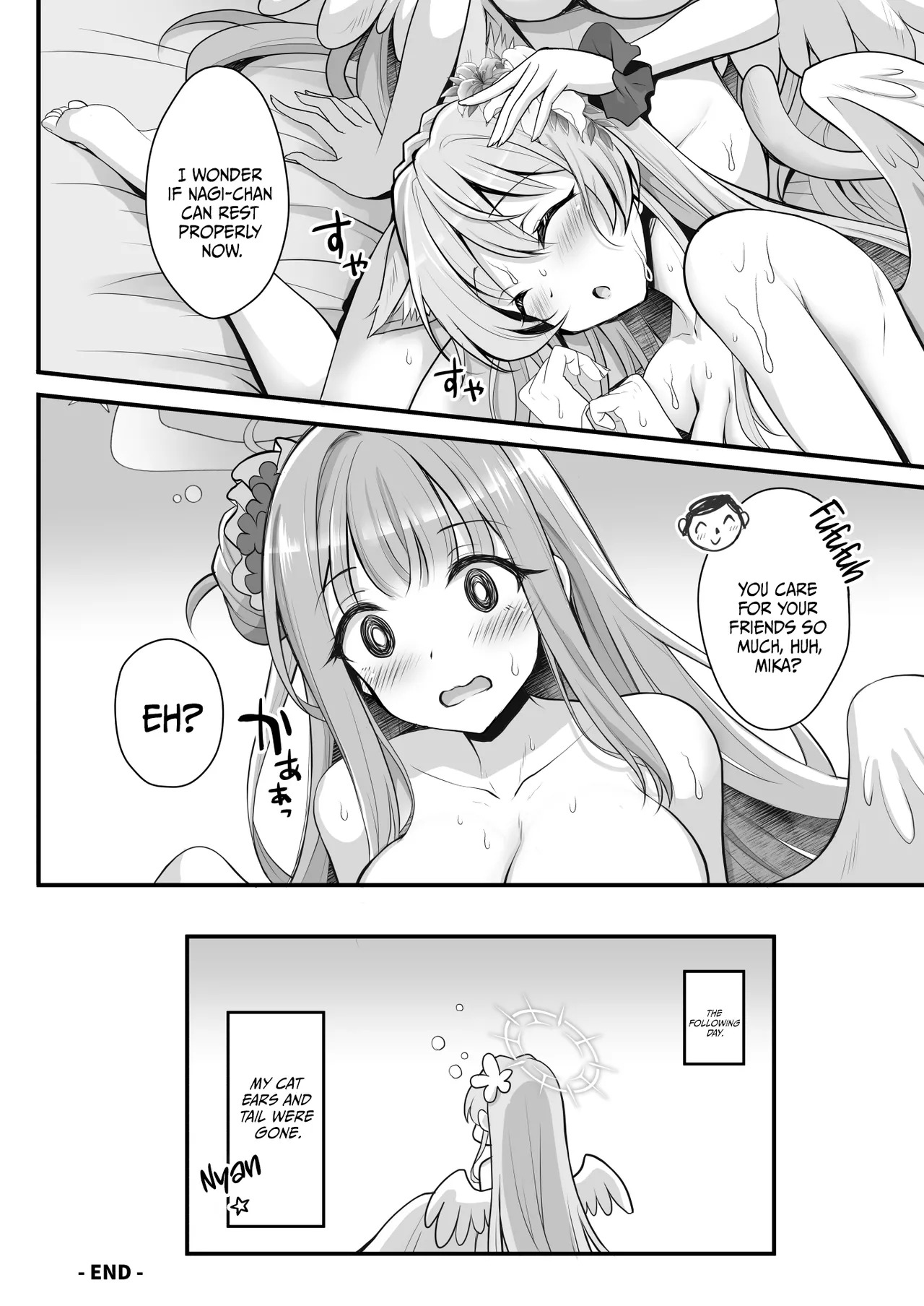 [Ohoshisamadou (GEKO)] Nekomimi ga Haeta Nagisa-sama no Hatsujouki ga Taihen desu | Mating Season Is A Problem For Nagisa Who Grew Cat Ears (Blue Archive) [Digital] [English] {Doujins.com} - Page 17