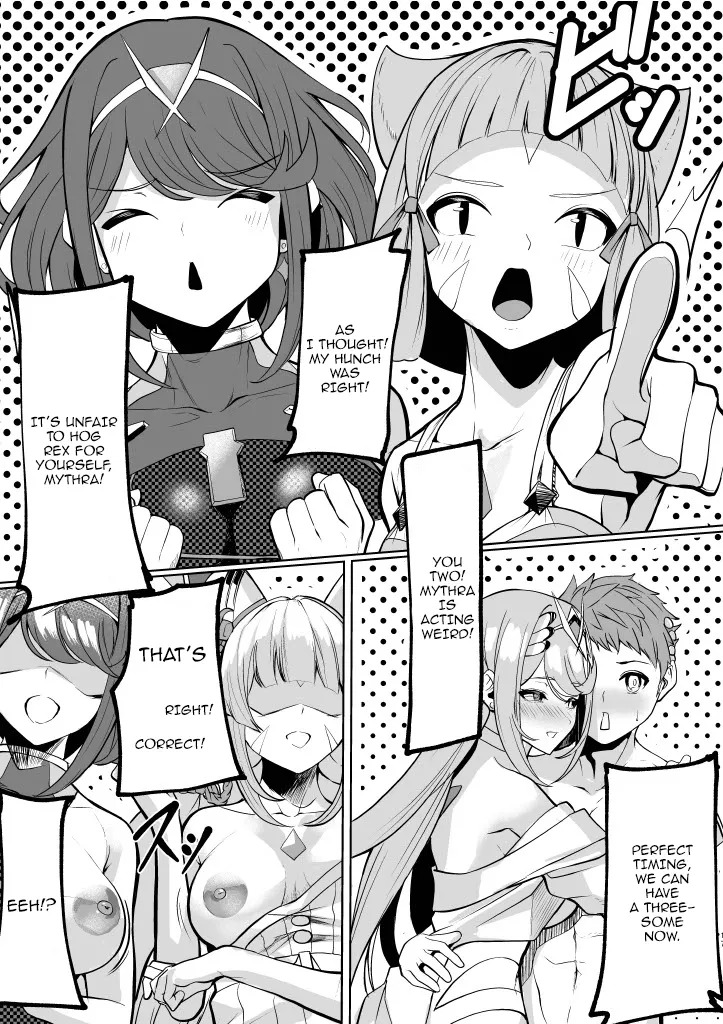 [Haraita Sangyou (Shiro Paka)] Tokonatsu no Seihai | Aegis' Eternal Summer (Xenoblade Chronicles 2) [Digital] [English] {Doujins.com} - Page 19